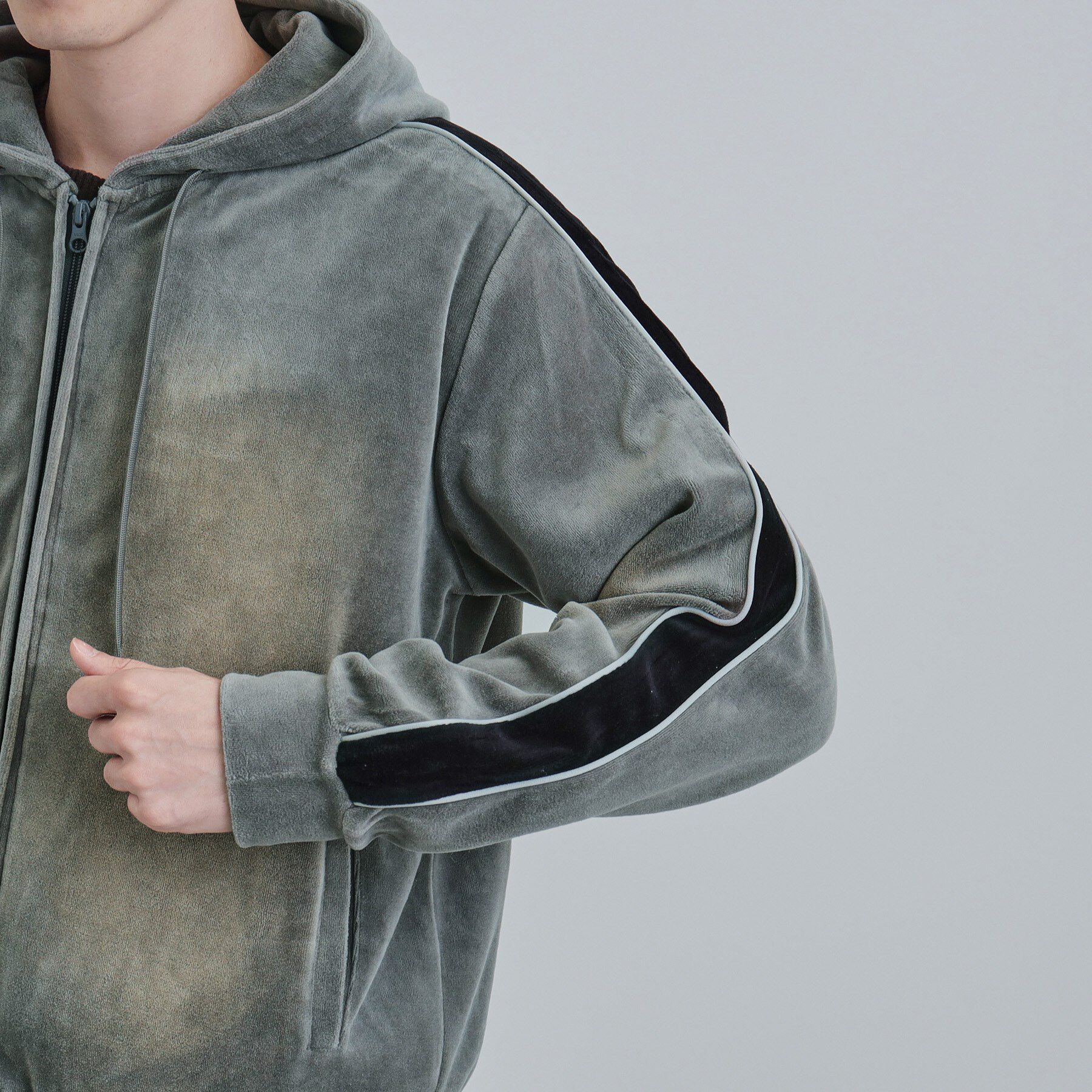 tk.TAKEO KIKUCHI「ヴィンテージライクベロアジップパーカー」|パーカー|