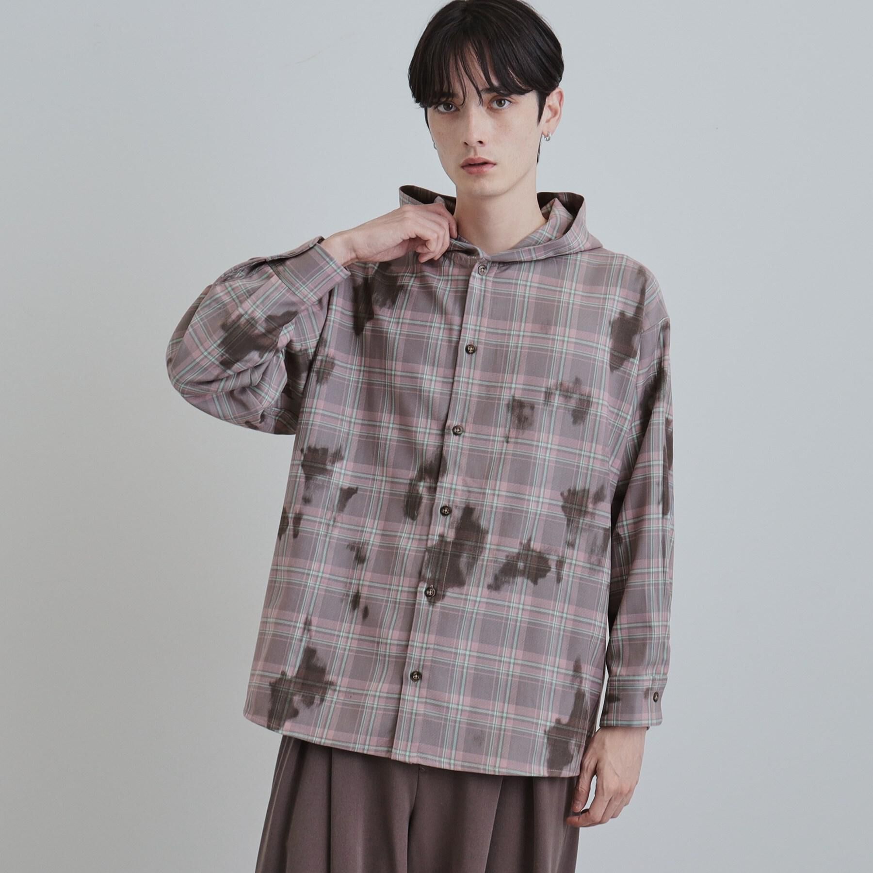 tk.TAKEO KIKUCHI「ヴィンテージフードチェックシャツ」|シャツ・ブラウス|