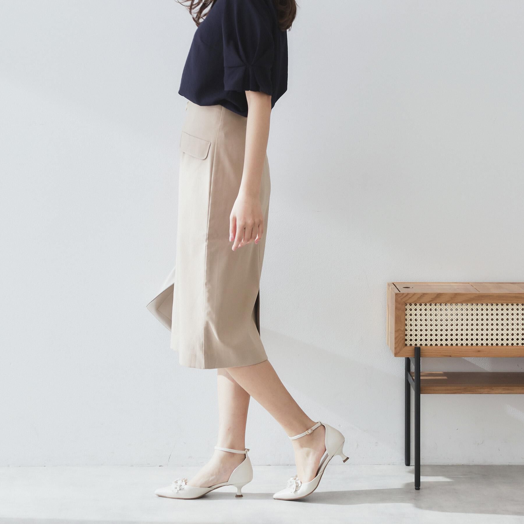 index「ジップタイトスカート【洗濯機洗い可/イージーアイロン】」|スカート|