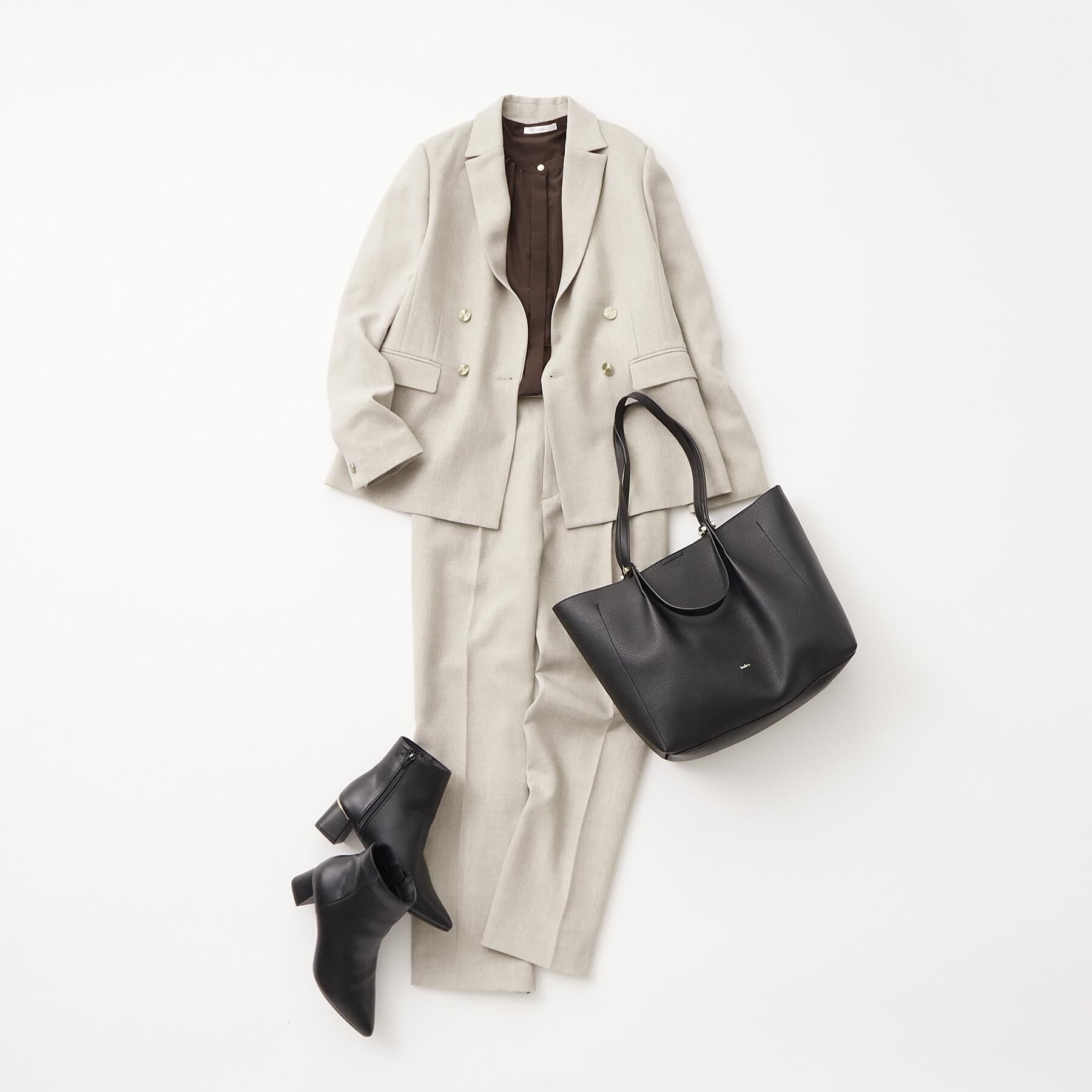 index「【軽量合皮】ダブルハンドルA4トートバッグ」|トートバッグ|