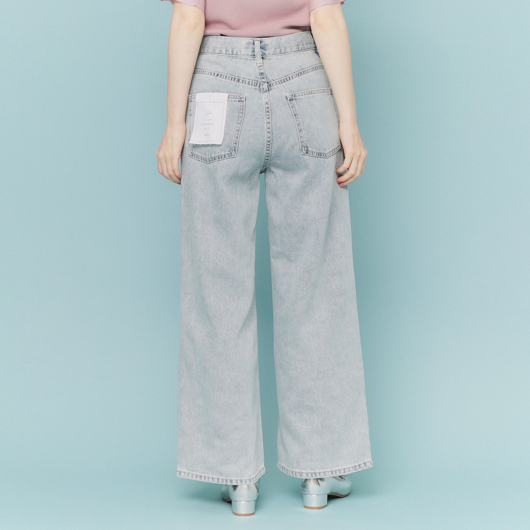 index「《丈が選べる》デニムバギーパンツ【洗濯機洗い可】」|デニム|