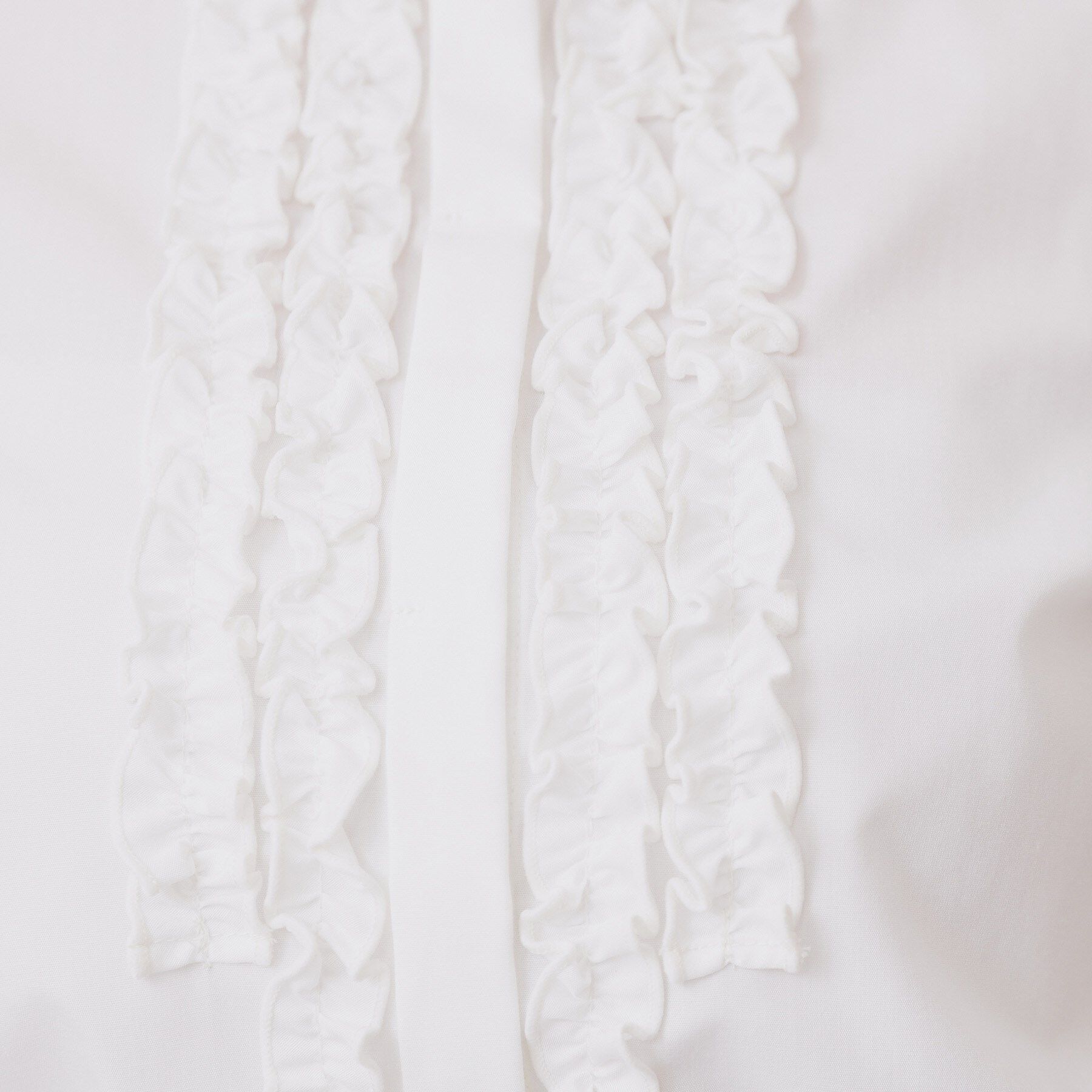 index「バンドカラーフリルブラウス【洗濯機OK/イージーアイロン/防シワ】」|シャツ・ブラウス|