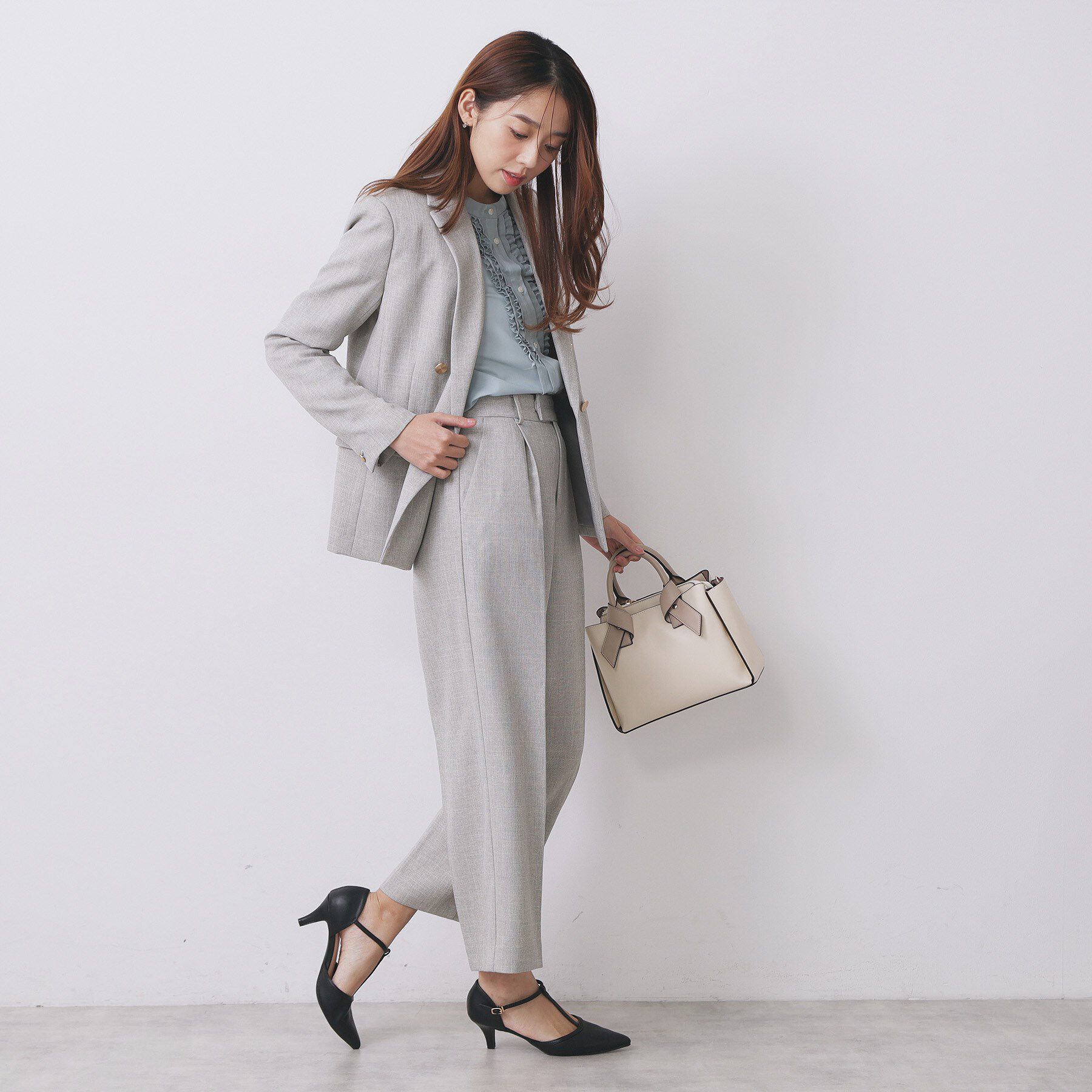 index「ワイドストレートパンツ/セットアップ対応可【洗濯機OK/イージーアイロン】」|その他|