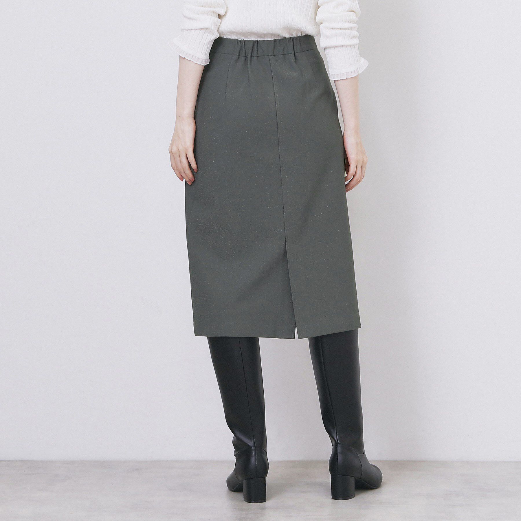 index「ストレッチタイトスカート【洗濯機OK/防シワ/抗ピル】《S～3L》」|スカート|