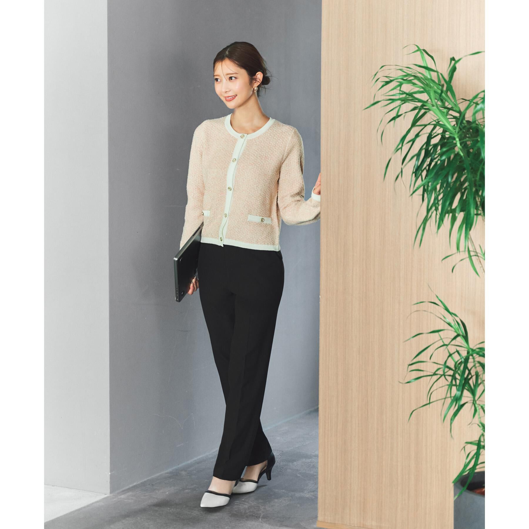 index「ウォームストレッチテーパードパンツ【洗濯機OK/防シワ/吸湿発熱】《XS～3L》」|その他|