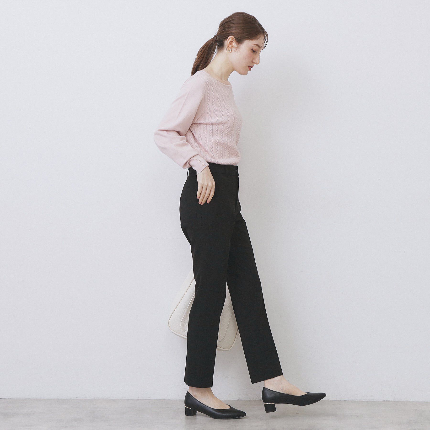 index「ウォームストレッチテーパードパンツ【洗濯機OK/防シワ/吸湿発熱】《XS～3L》」|その他|