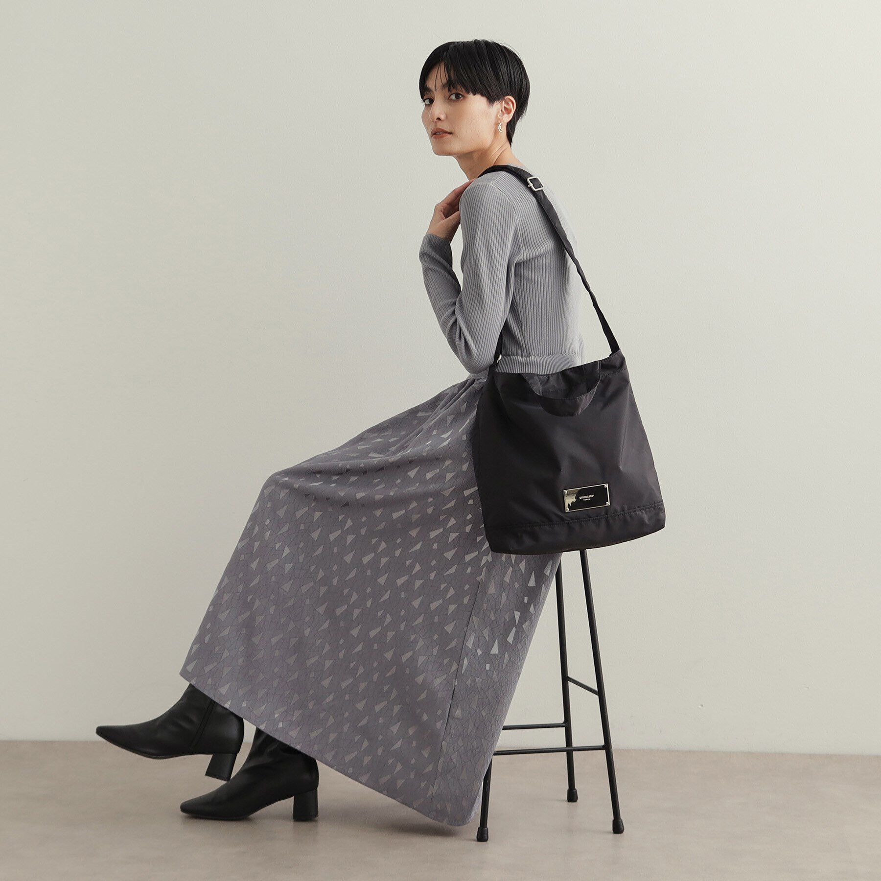OPAQUE.CLIP「【2WAY/A4サイズ対応】メタルプレートトートバッグ」|トートバッグ|
