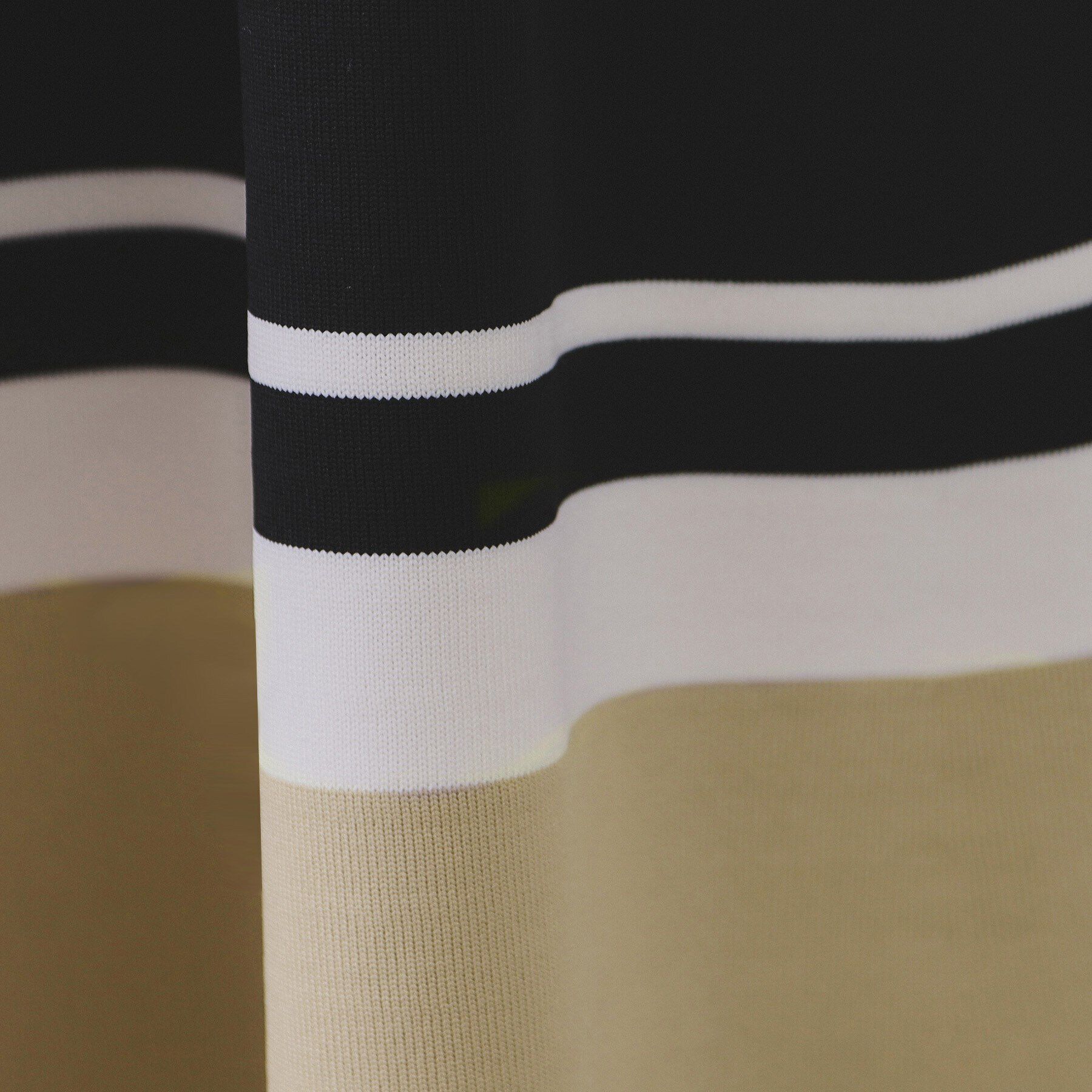 OPAQUE.CLIP「配色ラインフィット＆フレアニットワンピース【洗濯機洗い可/抗ピル】」|ワンピース|