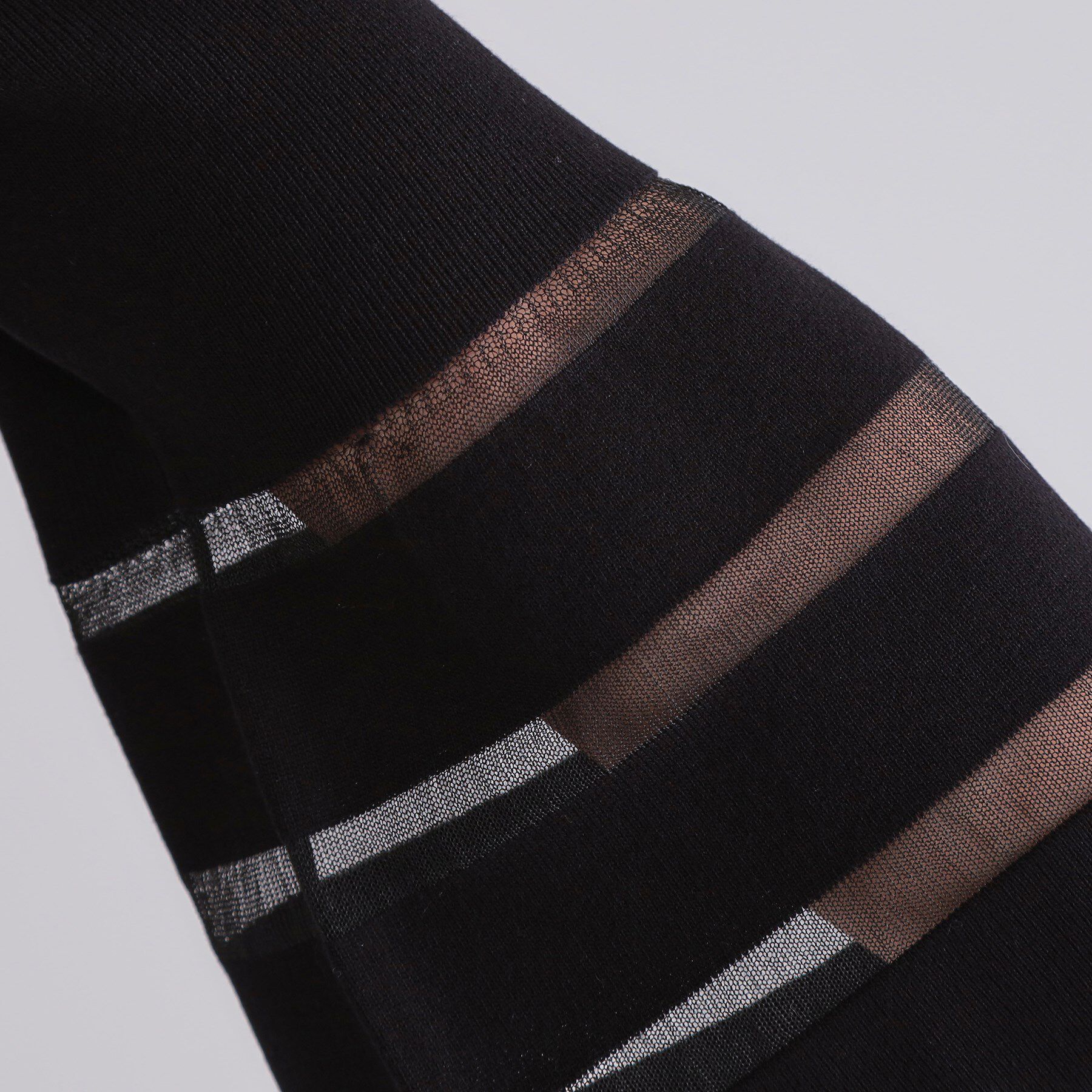 OPAQUE.CLIP「《6色展開》シアーボーダーフレアスリーブニット【洗濯機洗い可】」|ニット・セーター|