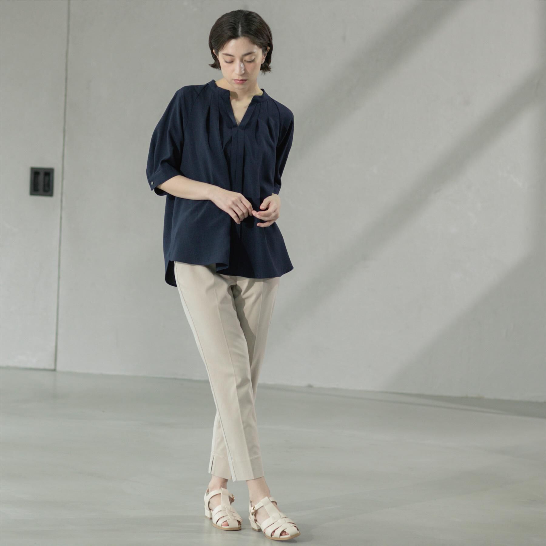 OPAQUE.CLIP「ハイストレッチイージースティックパンツ【洗濯機洗い可】」|その他|