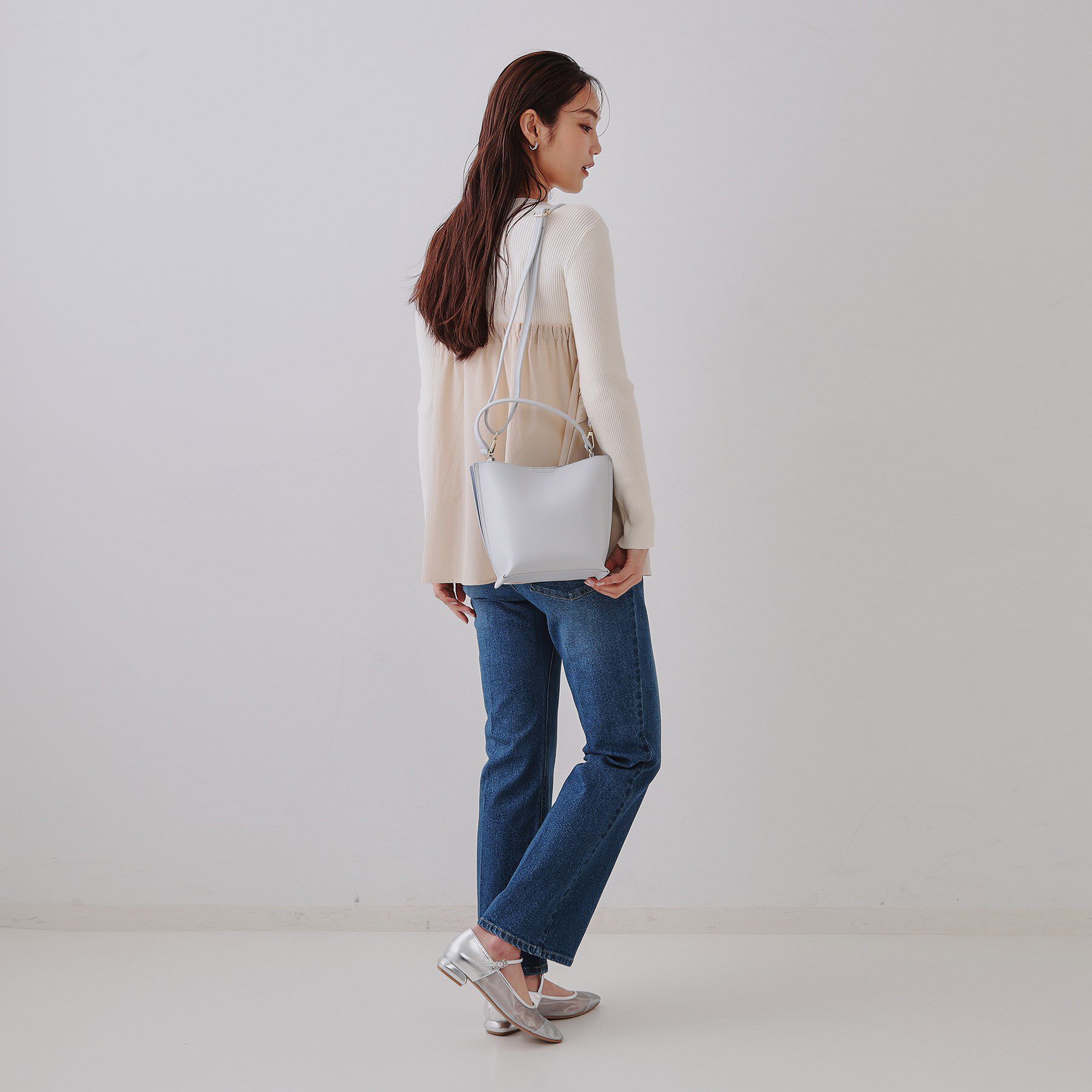 OPAQUE.CLIP「【2WAY】バイカラーワンハンドルミニショルダーバッグ」|ショルダー・メッセンジャー|