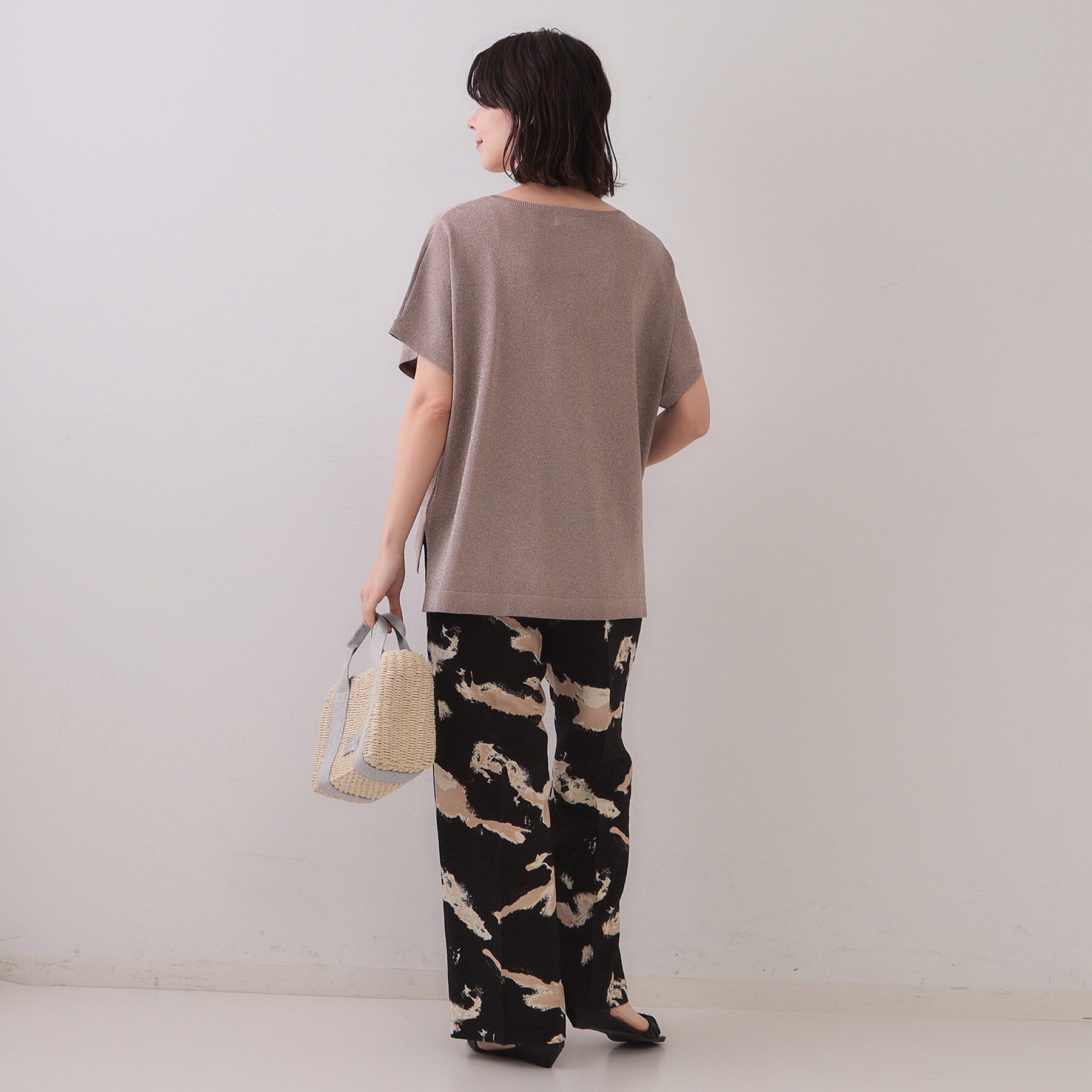 OPAQUE.CLIP「ぼかしアート柄イージーパンツ【洗濯機洗い可】」|その他|