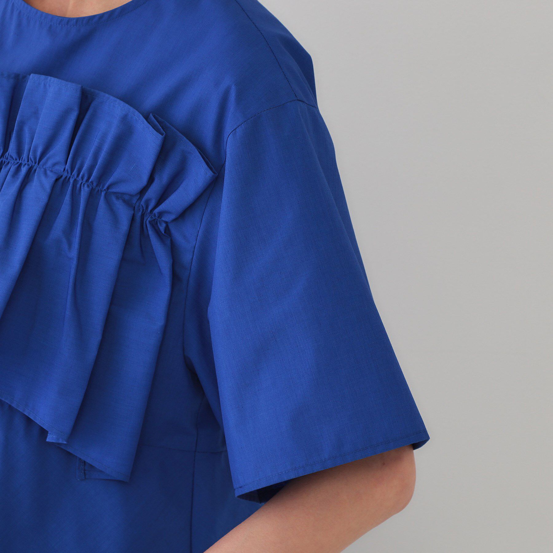 OPAQUE.CLIP「フリルデザインペプラムブラウス【洗濯機洗い可】」|シャツ・ブラウス|