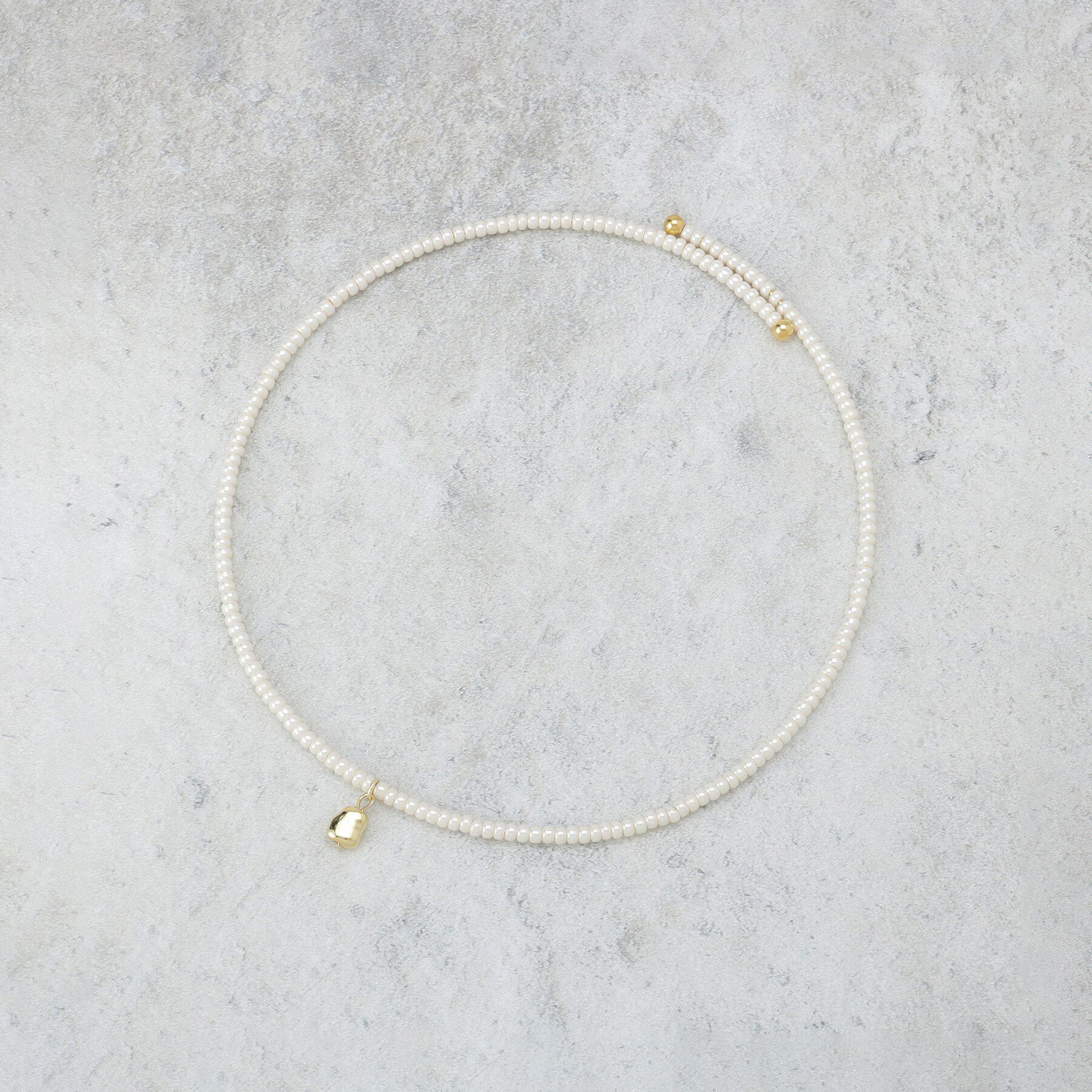 OPAQUE.CLIP「ビーズチョーカー」|ネックレス|