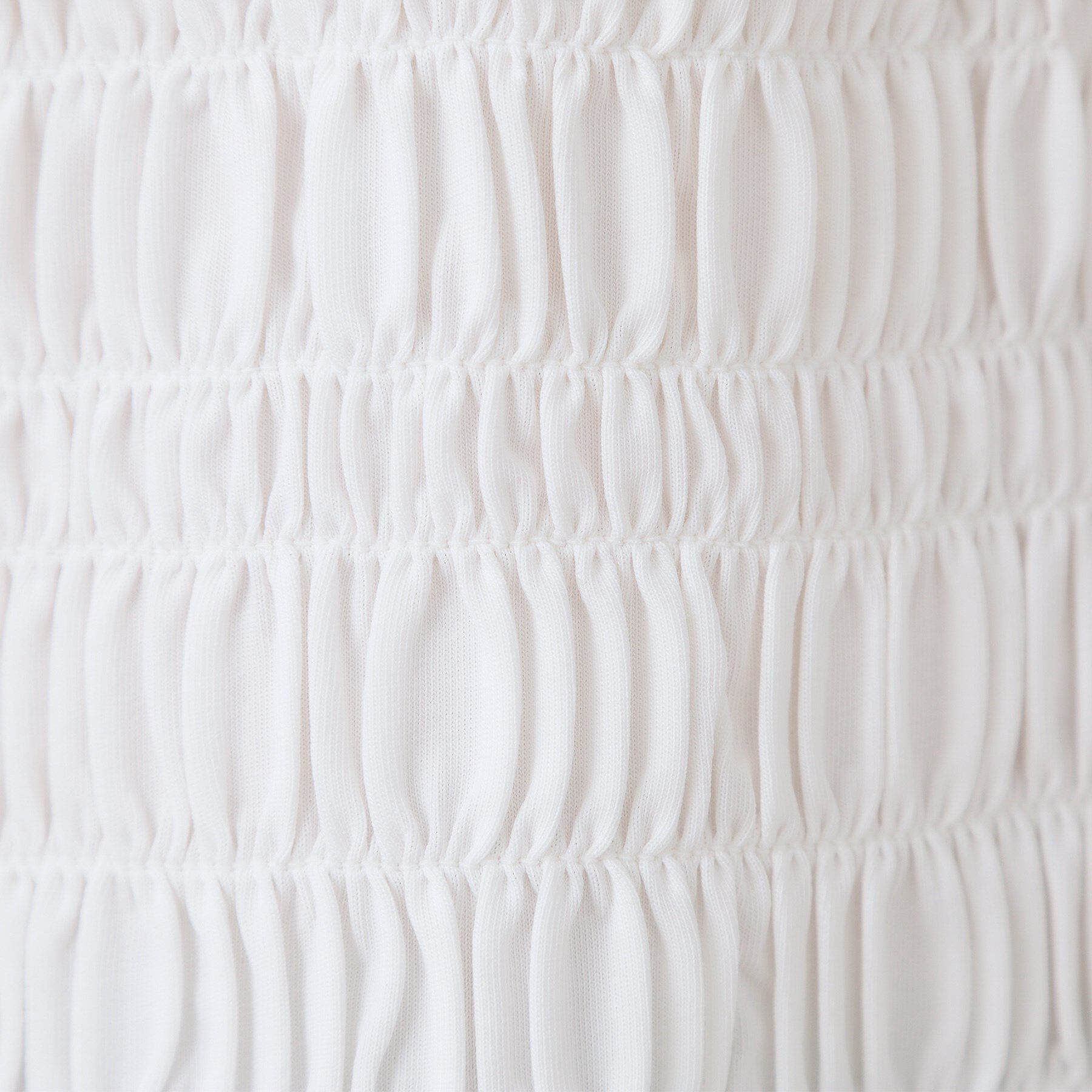 OPAQUE.CLIP「シャーリングショートTシャツ【洗濯機洗い可】」|Tシャツ・カットソー|