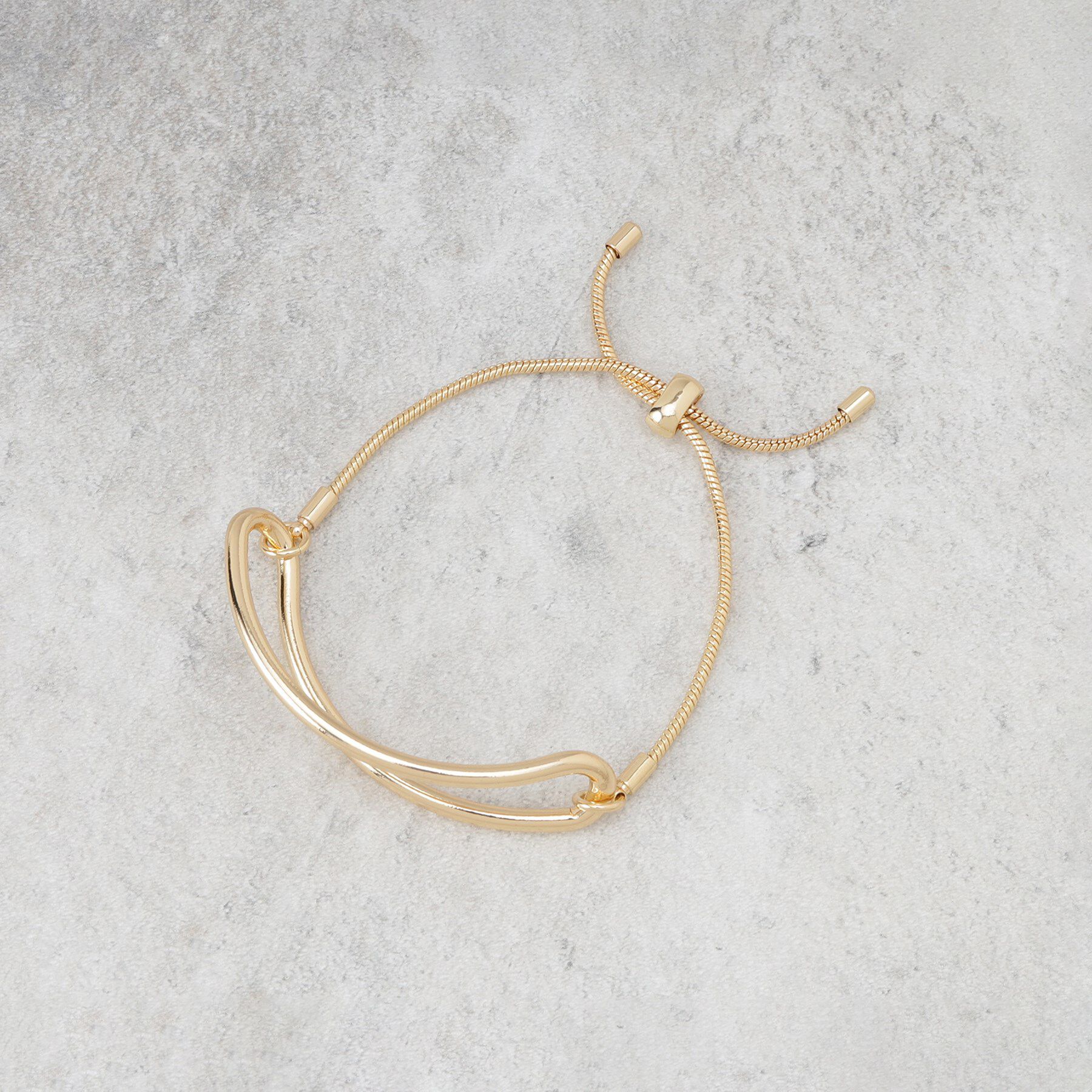 OPAQUE.CLIP「オーバルスネークチェーンブレスレット」|ブレスレット・バングル|ゴールド(007)