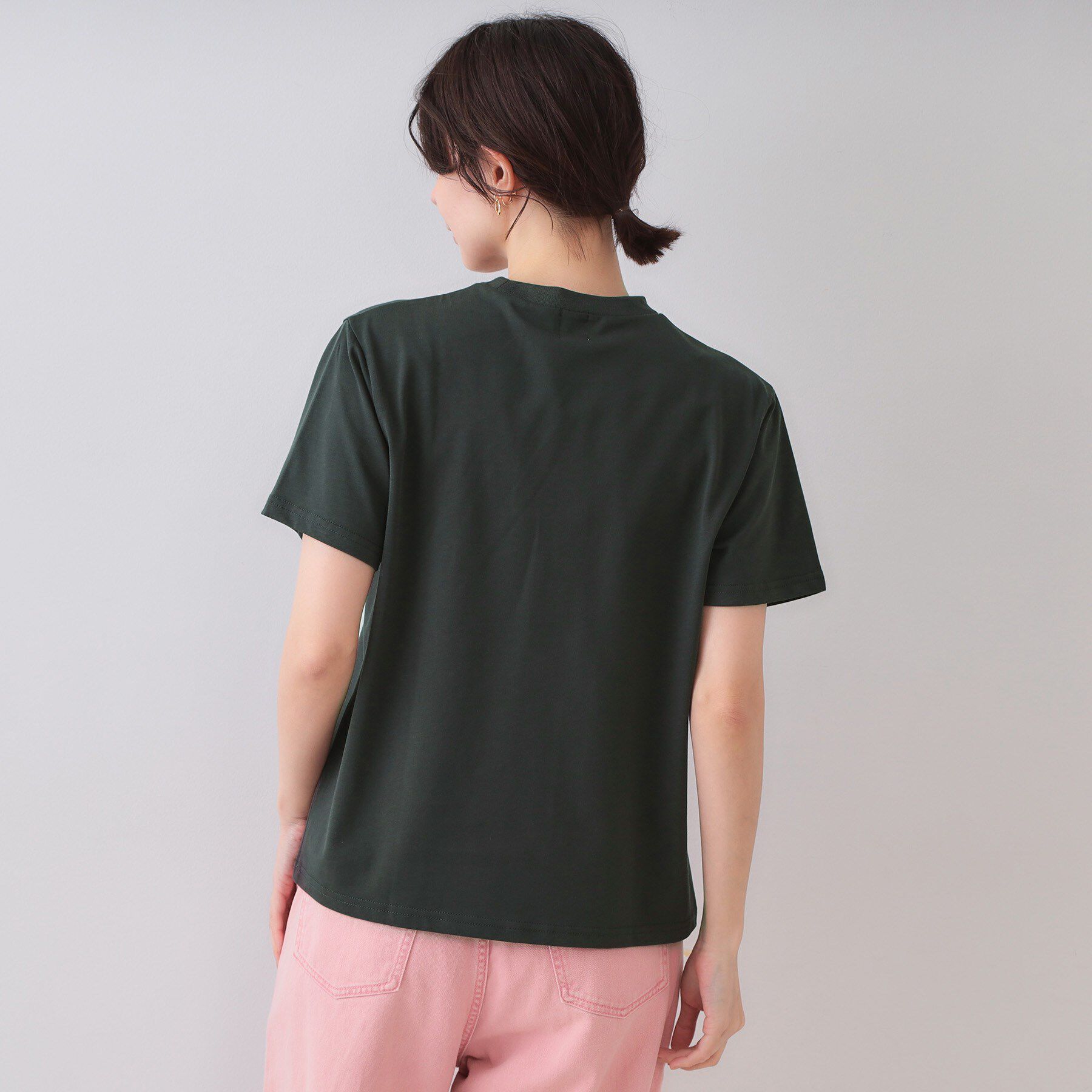 OPAQUE.CLIP「ロゴプリントTシャツ【洗濯機洗い可】」|Tシャツ・カットソー|