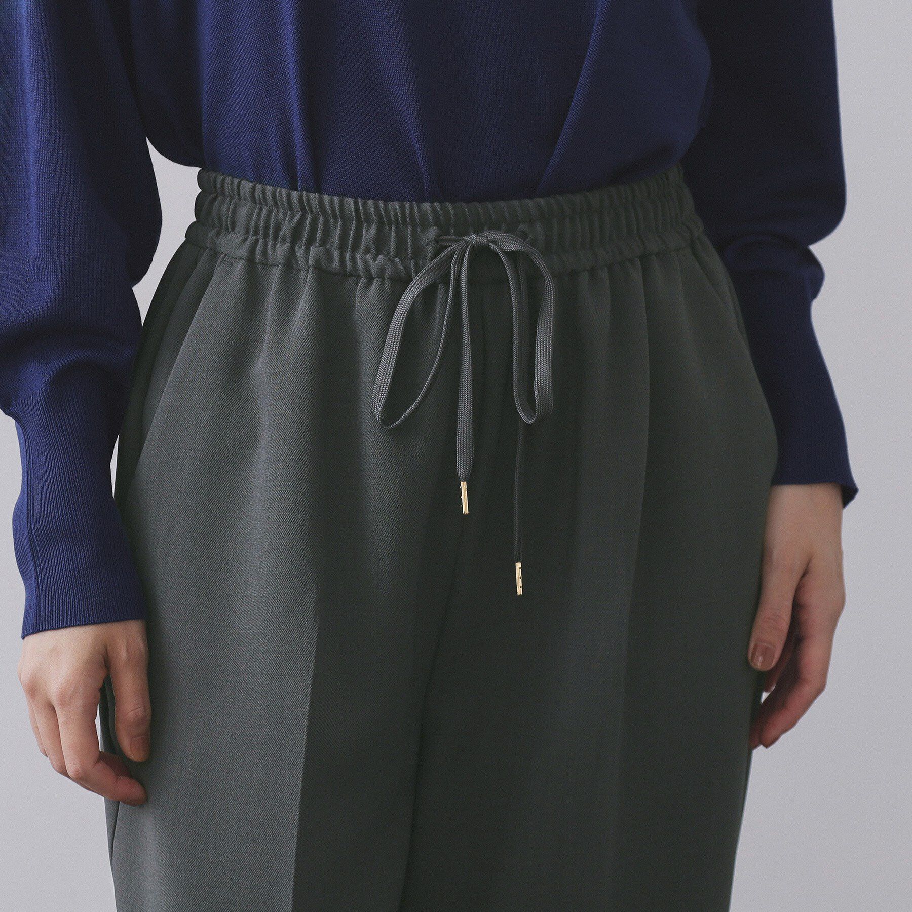 OPAQUE.CLIP「《SS-LLサイズ》ストレッチ美脚イージーワイドパンツ【防シワ/洗濯機洗い可】」|その他|