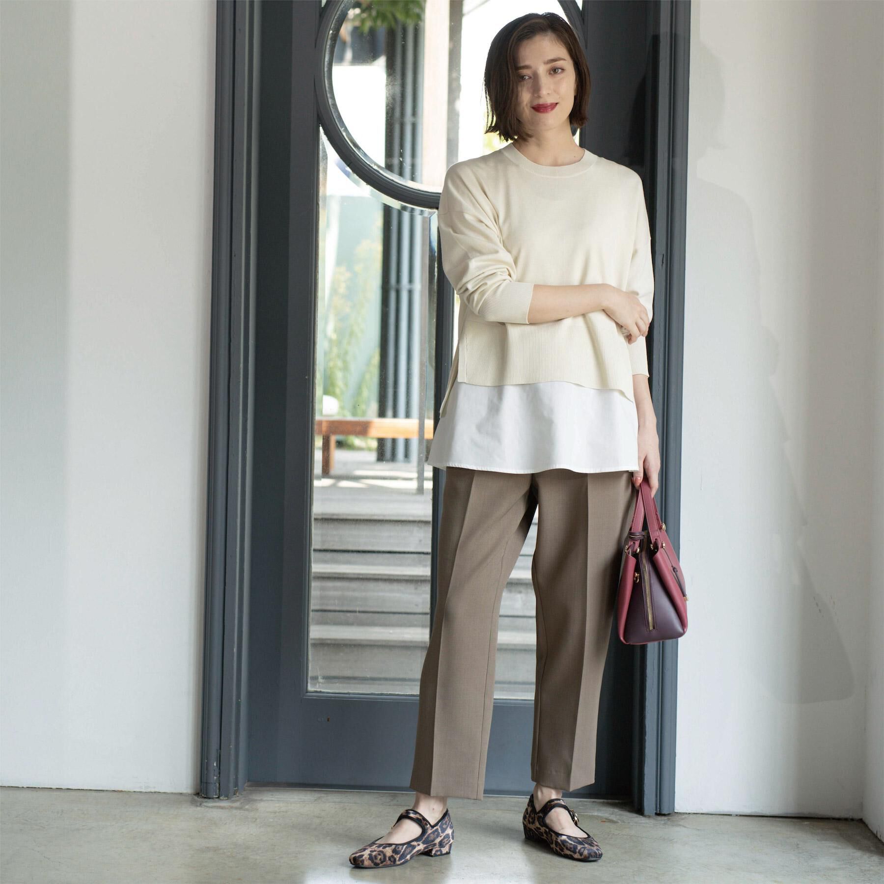 OPAQUE.CLIP「ストレッチ美脚イージーテーパードパンツ【防シワ/洗濯機洗い可】」|その他|