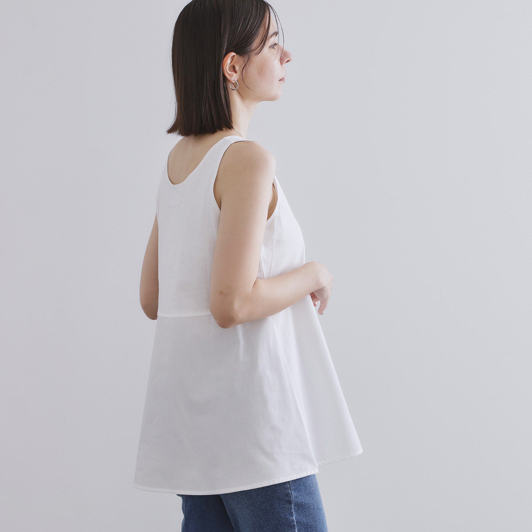 OPAQUE.CLIP「《ツインセット》リラクシーサイドスリットニット&times;ドッキングタンク【洗濯機洗い可】」|その他|