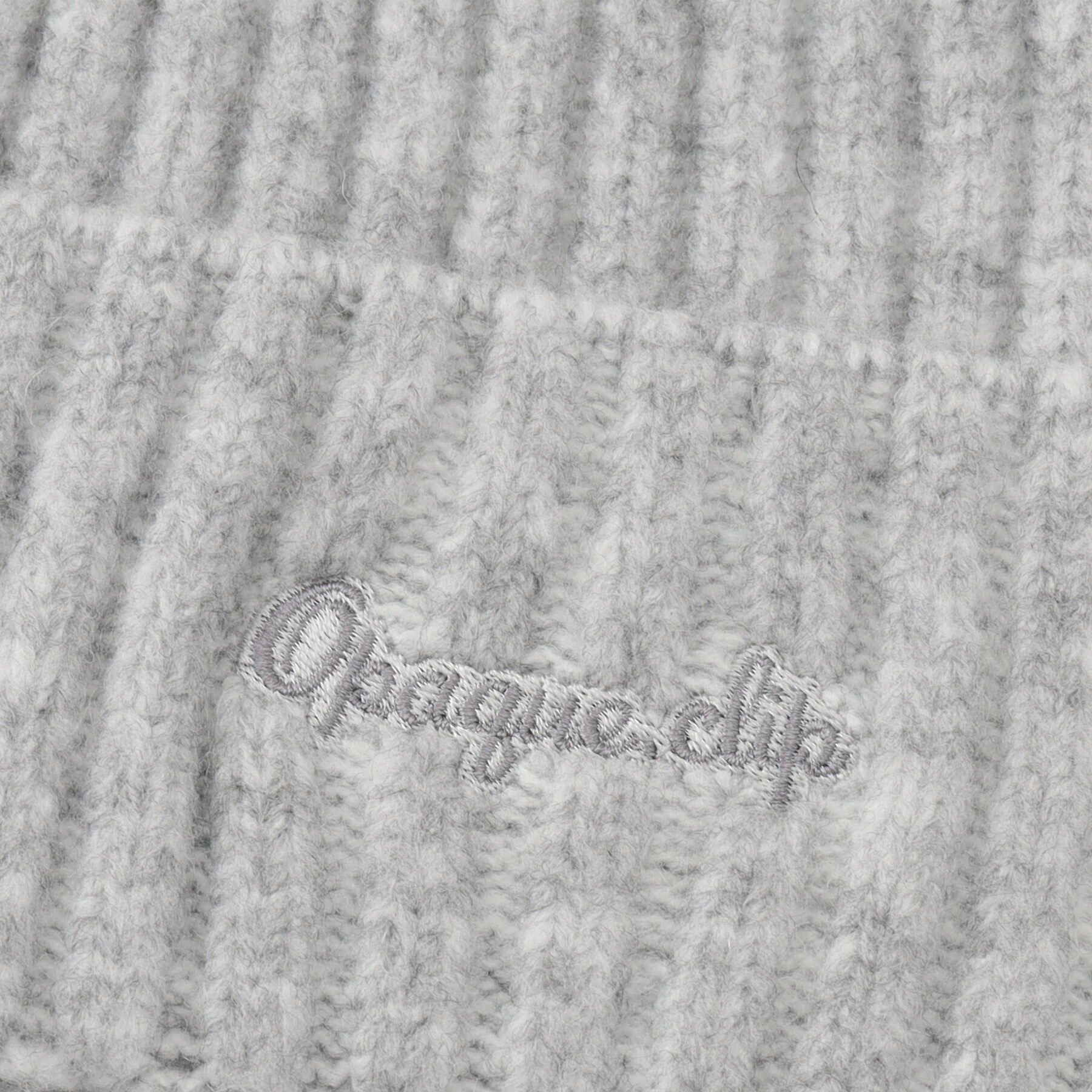 OPAQUE.CLIP「ロゴ入りリブニットワッチ」|ニット帽|