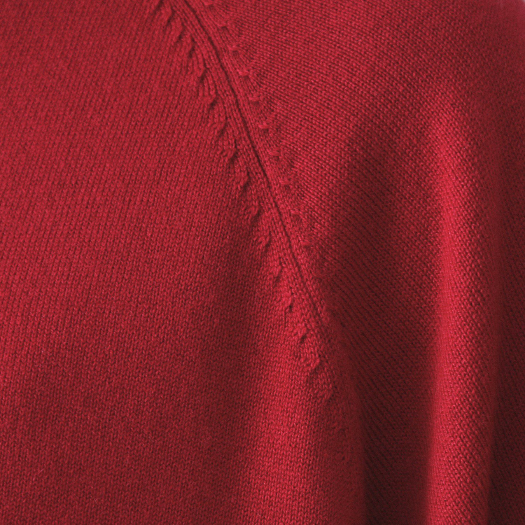 OPAQUE.CLIP「ラグランクルーネックニット/エクストラファインメリノウール【THEシリーズ/洗濯機OK】」|ニット・セーター|