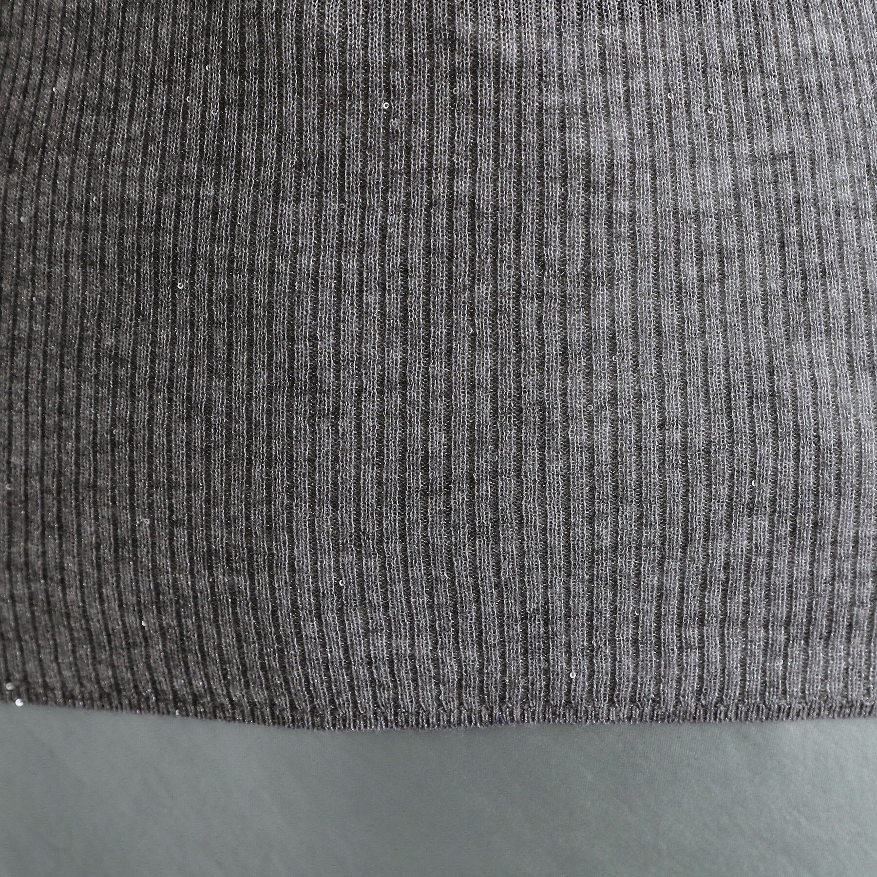 OPAQUE.CLIP「【es】ラメスパンコールリブニット【洗える】」|ニット・セーター|