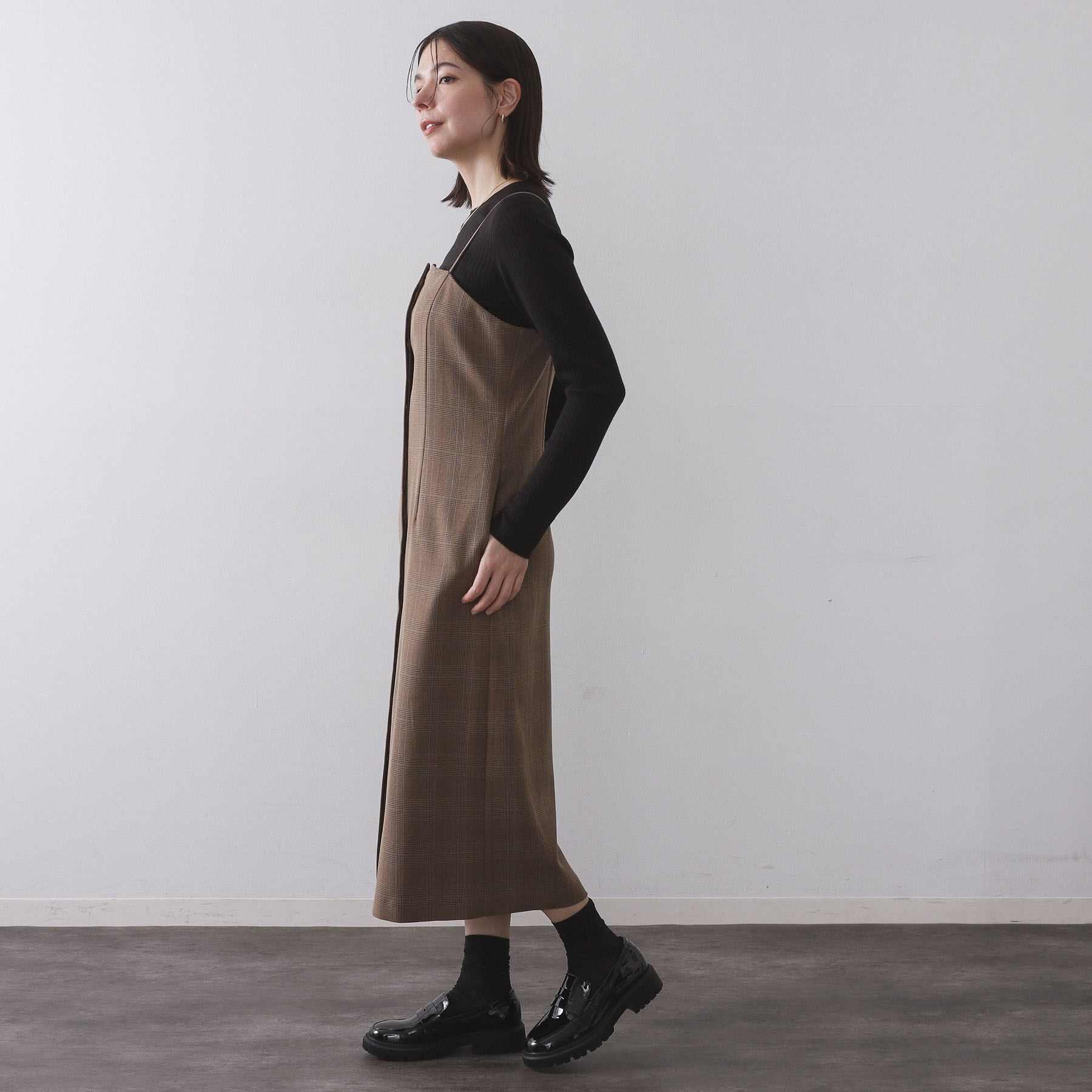 OPAQUE.CLIP「シアーリブニット【洗濯機OK】」|ニット・セーター|