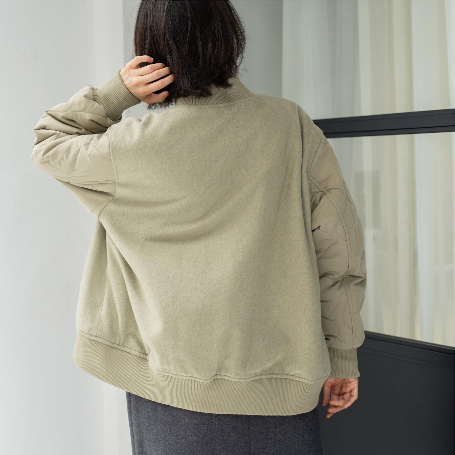 OPAQUE.CLIP「《リバーシブル》キルティングブルゾン」|ブルゾン・スタジャン|