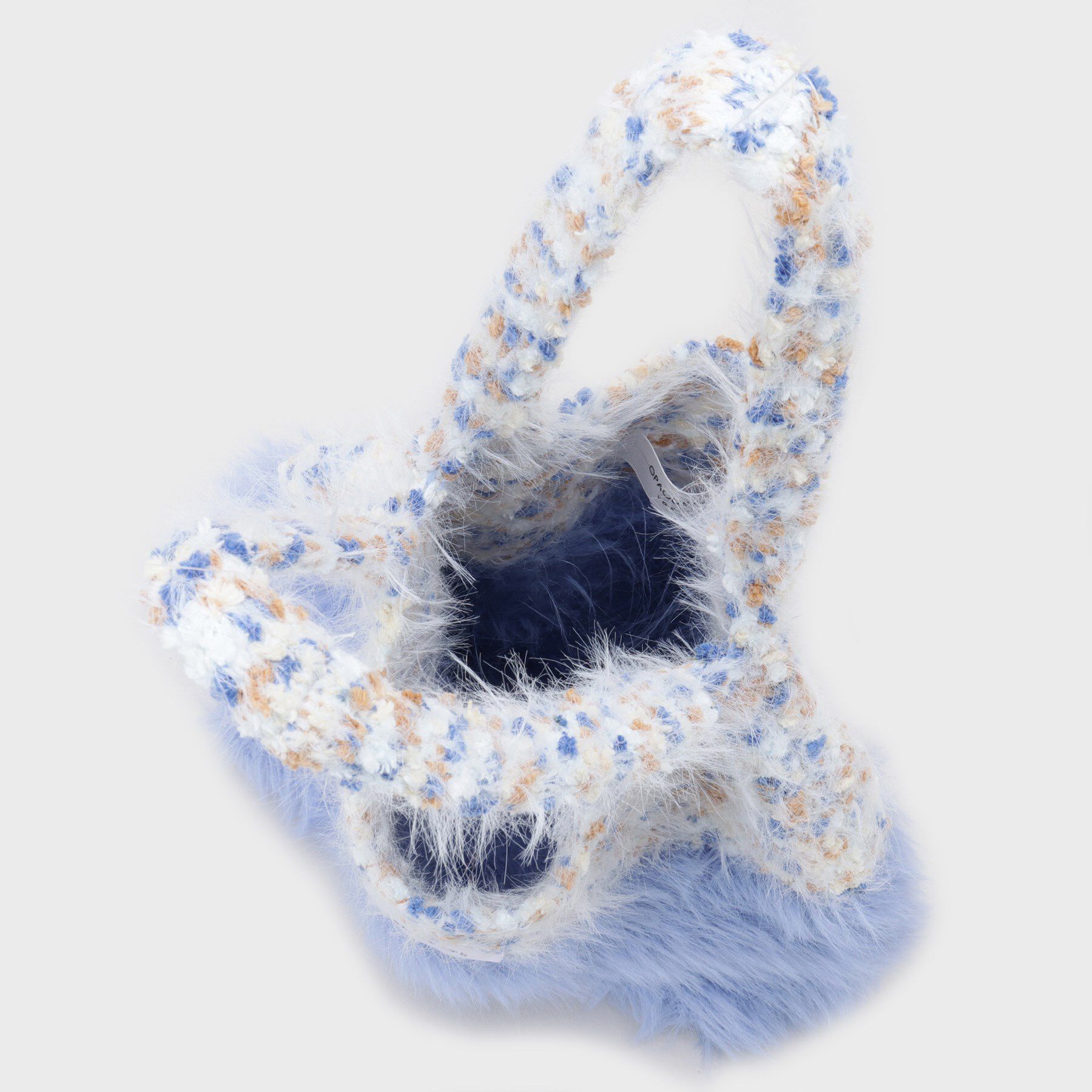 OPAQUE.CLIP「フェザーヤーンマルチカラーニットバッグ」|トートバッグ|