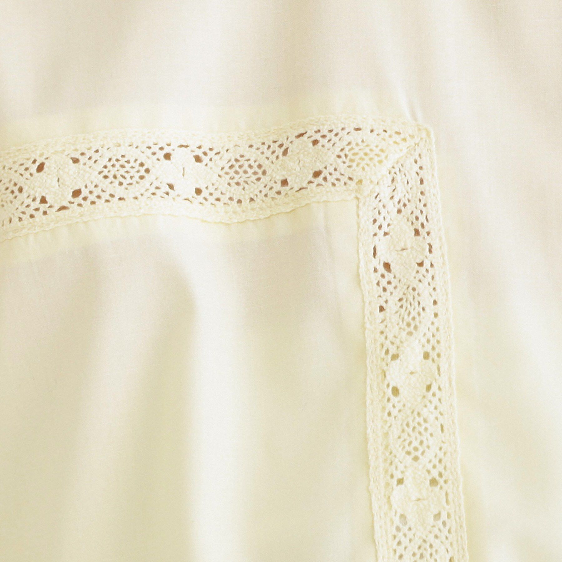 OPAQUE.CLIP「レーストリミングシャツ【洗濯機OK】」|シャツ・ブラウス|