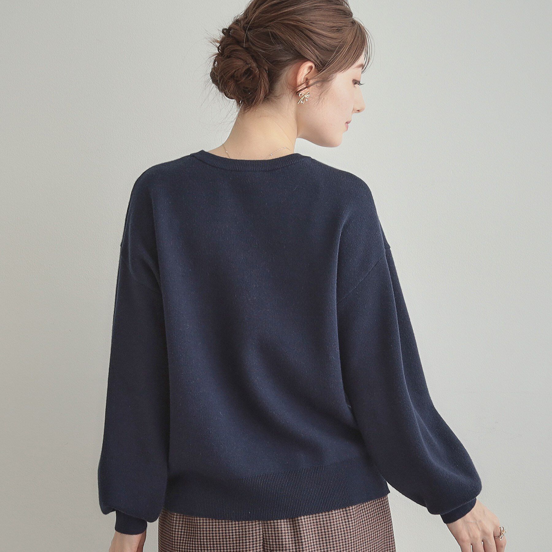 Couture broach「【パール調・ビジューデザイン】華やかロゴニット」|ニット・セーター|