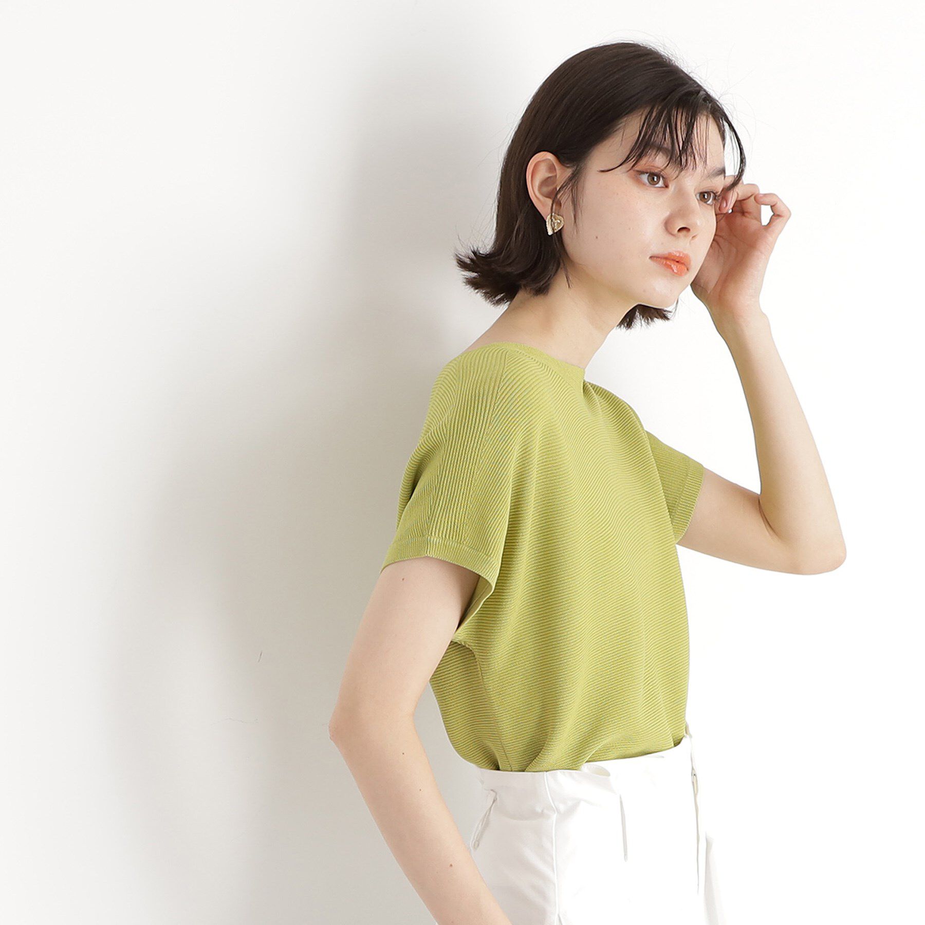 THE SHOP TK「美人フレンチニット【8色展開/WEB限定カラー/洗濯機OK/毛玉になりにくい】」|ニット・セーター|