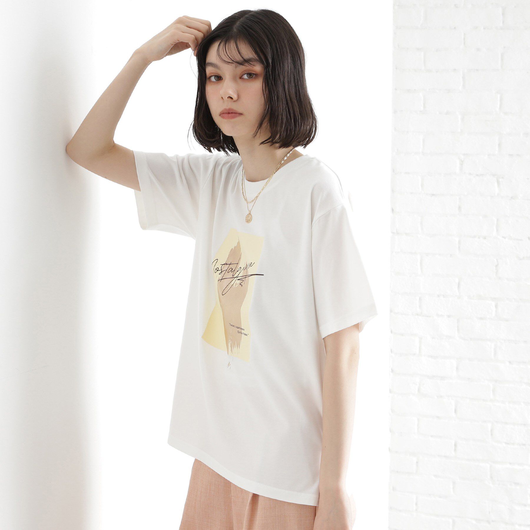 THE SHOP TK「ロゴアソートTシャツ【接触冷感/UVケア/洗濯機OK】」|Tシャツ・カットソー|