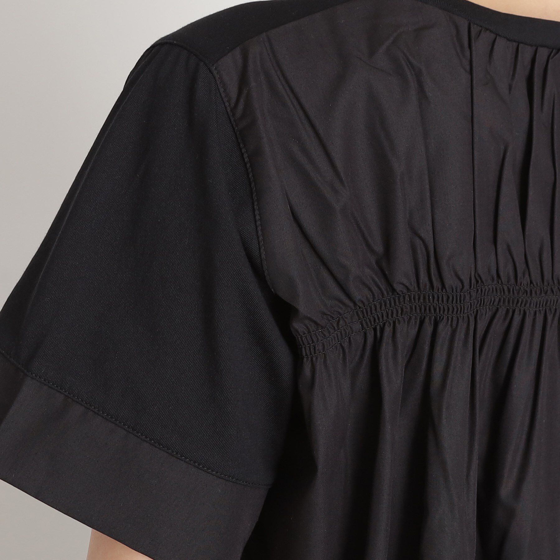 THE SHOP TK「切替バックギャザーチュニック【洗濯機OK/接触冷感/UV】」|チュニック|