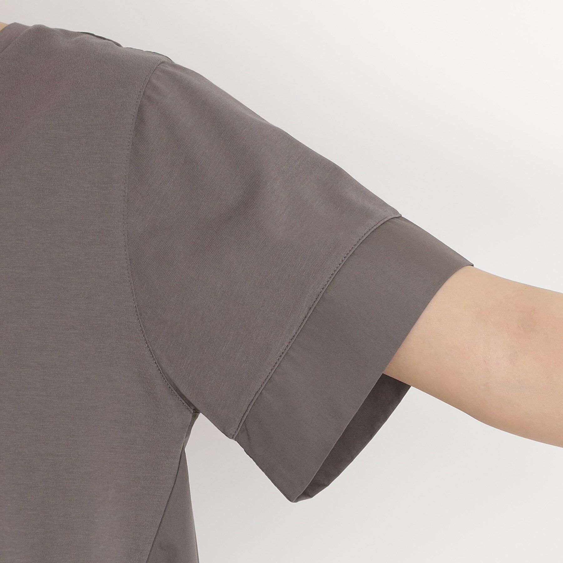 THE SHOP TK「切替バックギャザーチュニック【洗濯機OK/接触冷感/UV】」|チュニック|