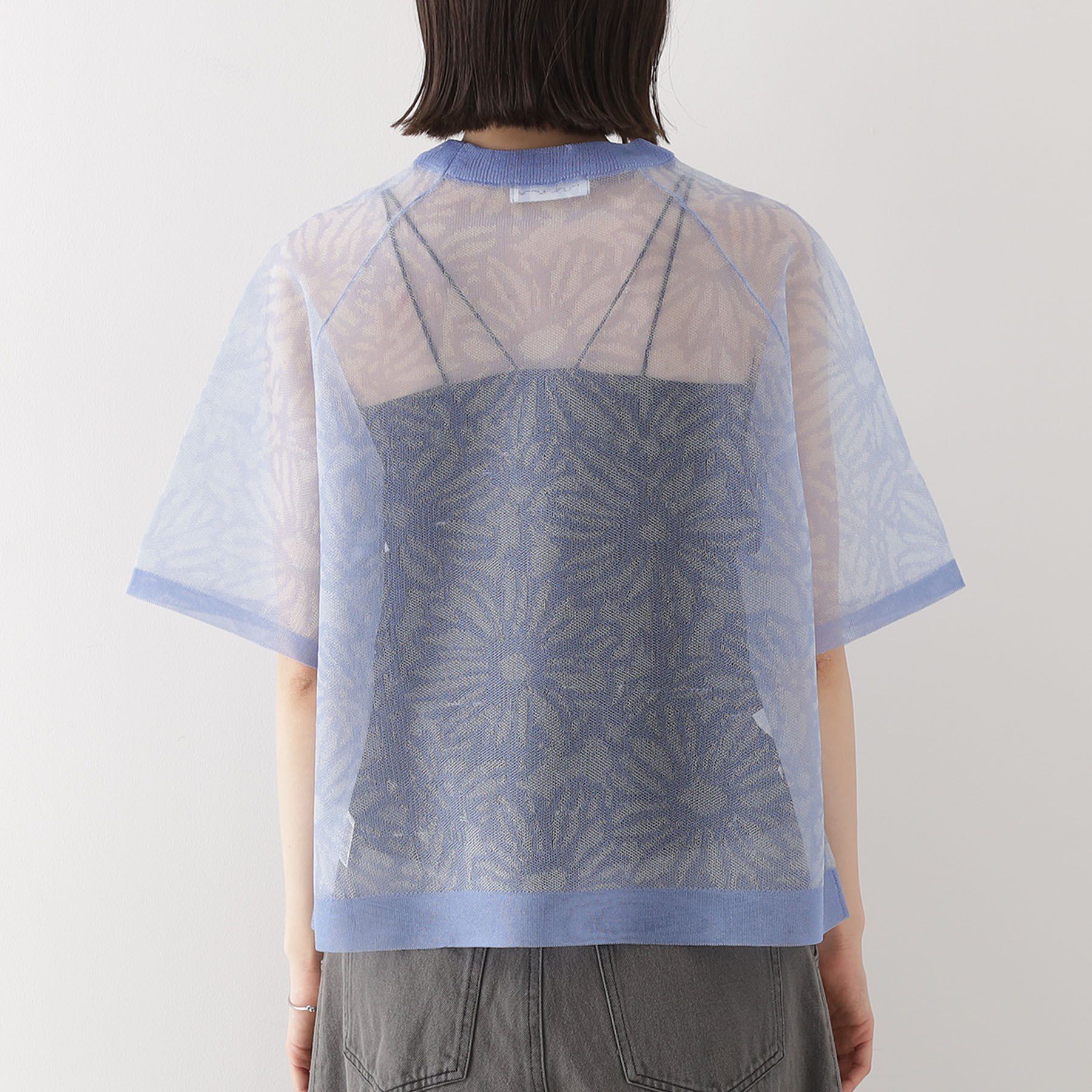 THE SHOP TK「カバーニットシアープルオーバー【洗える】」|ニット・セーター|