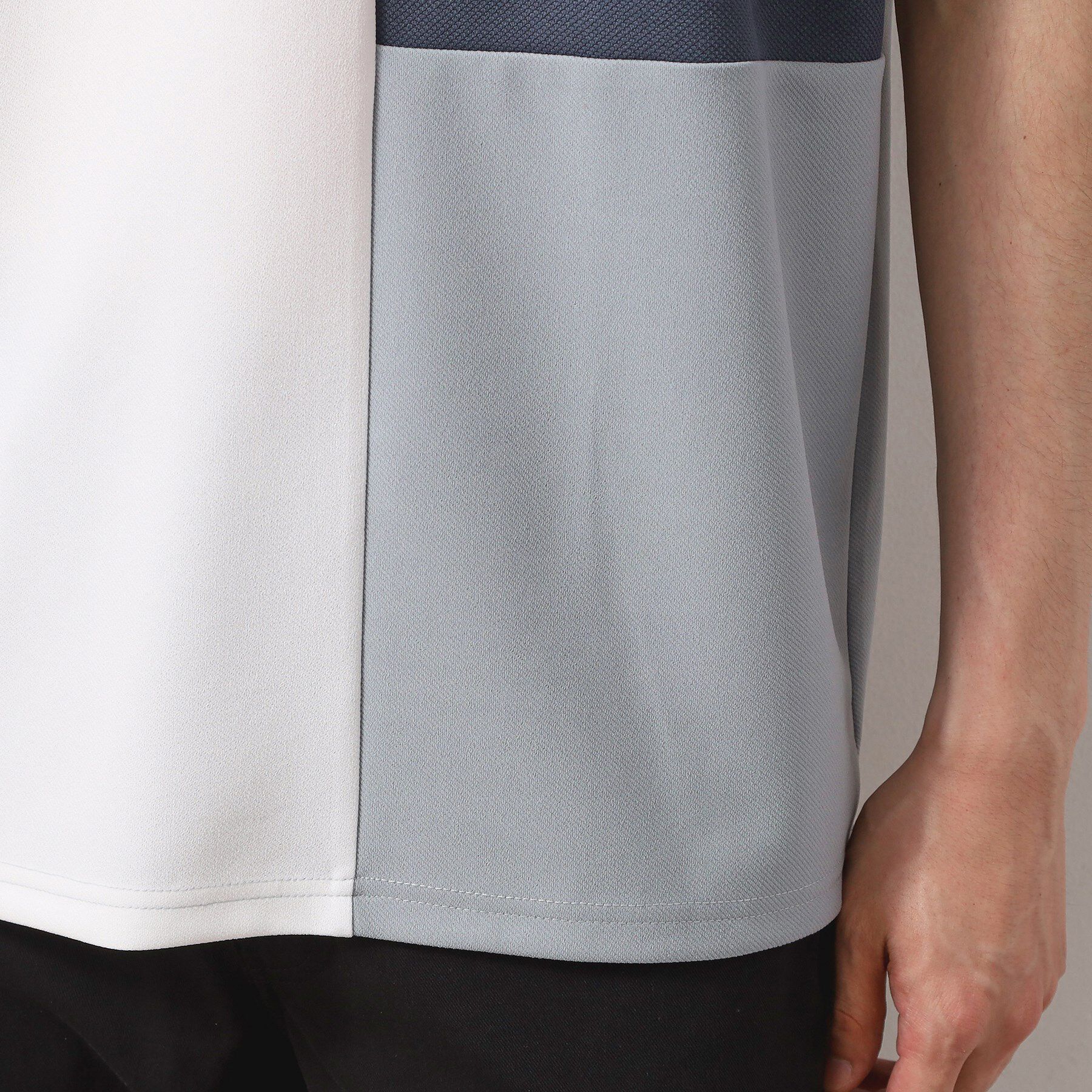 THE SHOP TK「ツイルブロッキング半袖Tシャツ」|Tシャツ・カットソー|