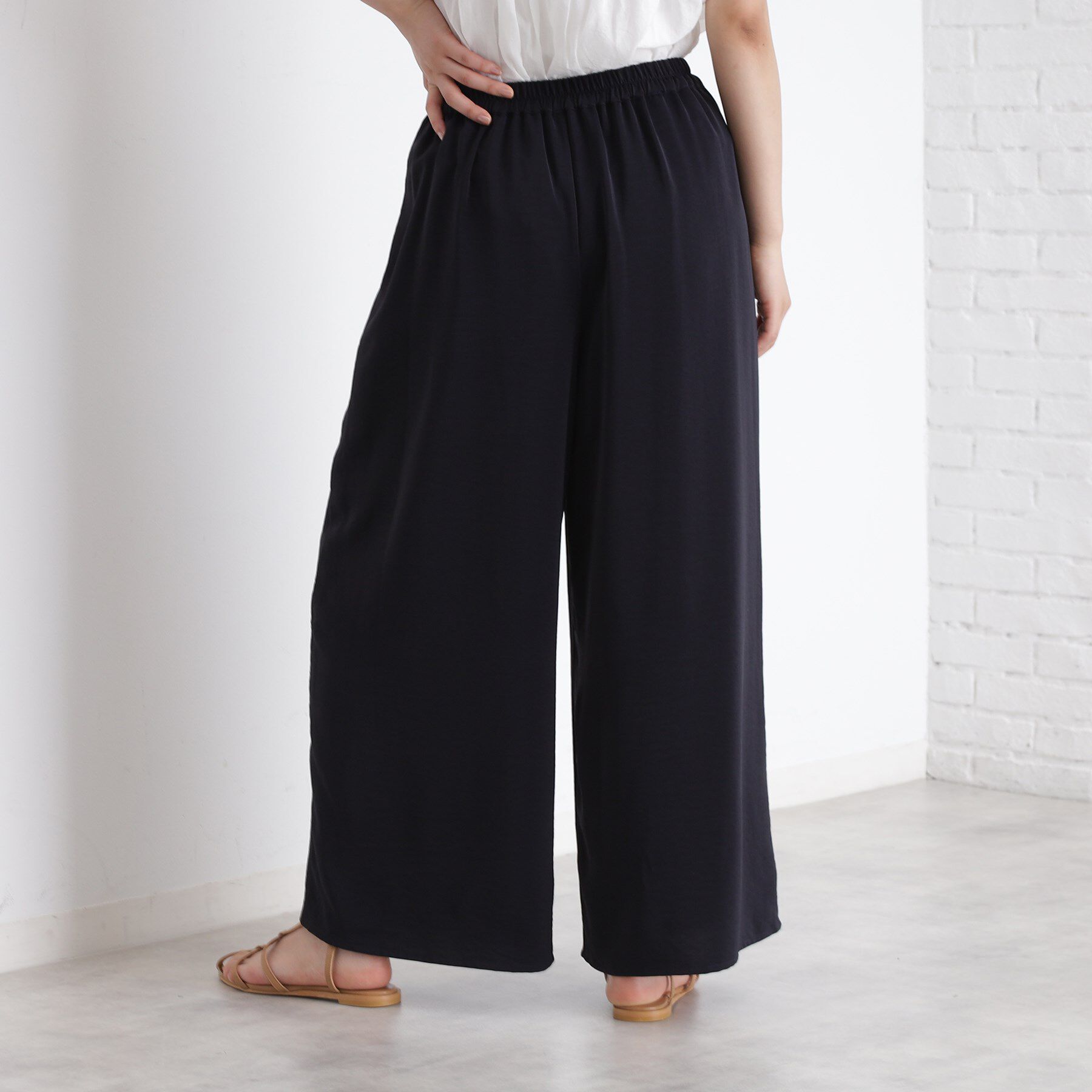 THE SHOP TK「タックワイドパンツ【UV/洗濯機OK/セットUP可】」|その他|