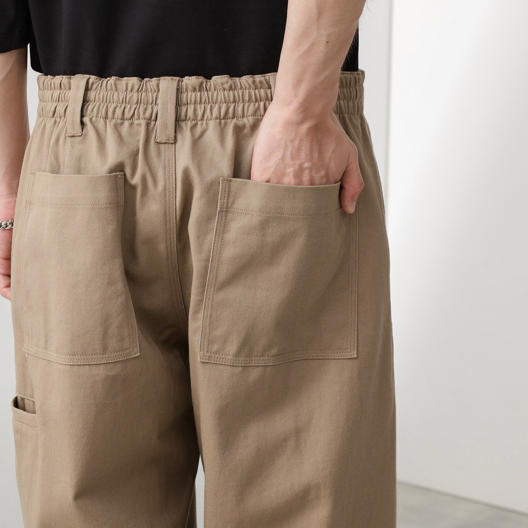 THE SHOP TK「ツイルチノワイドパンツ」|その他|