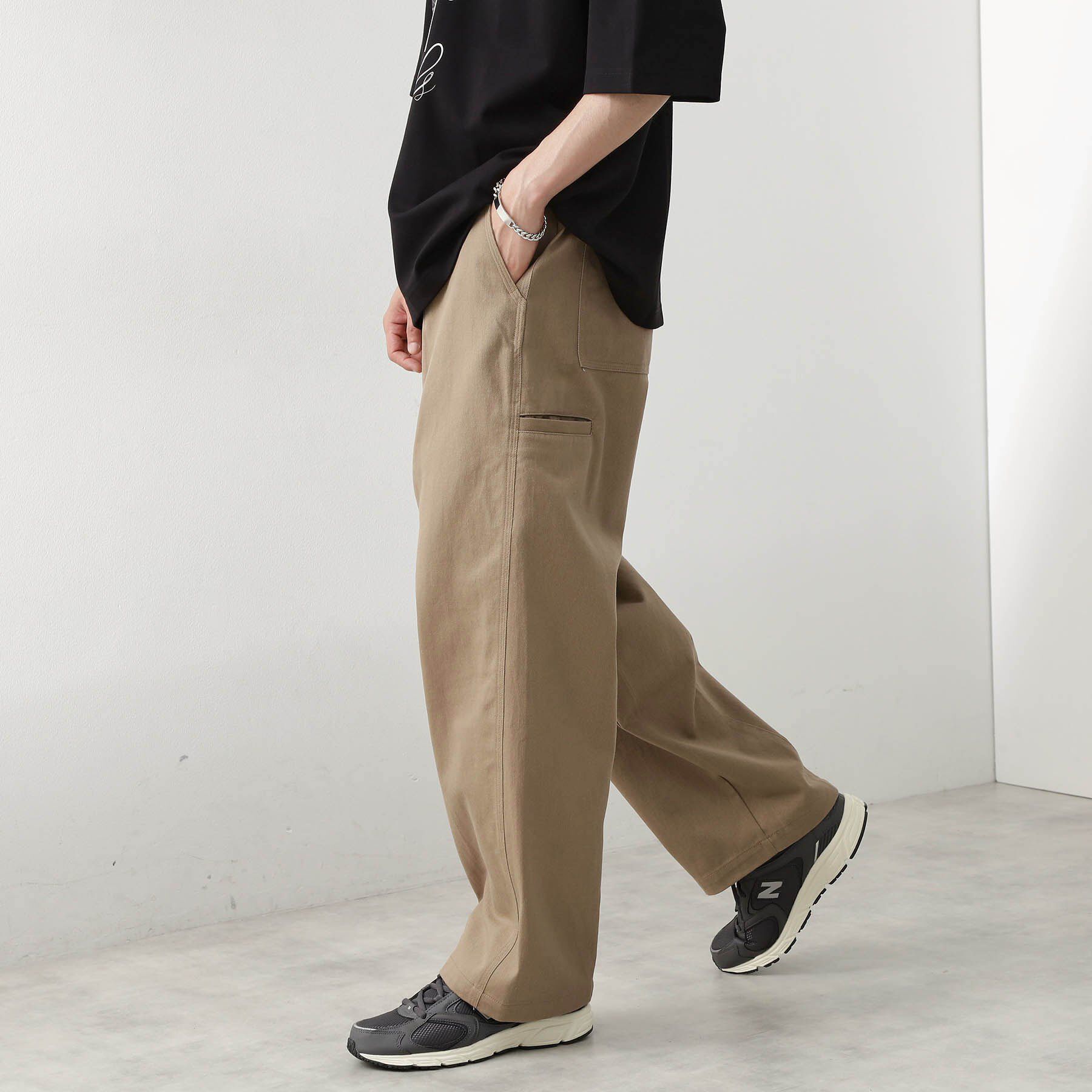 THE SHOP TK「ツイルチノワイドパンツ」|その他|