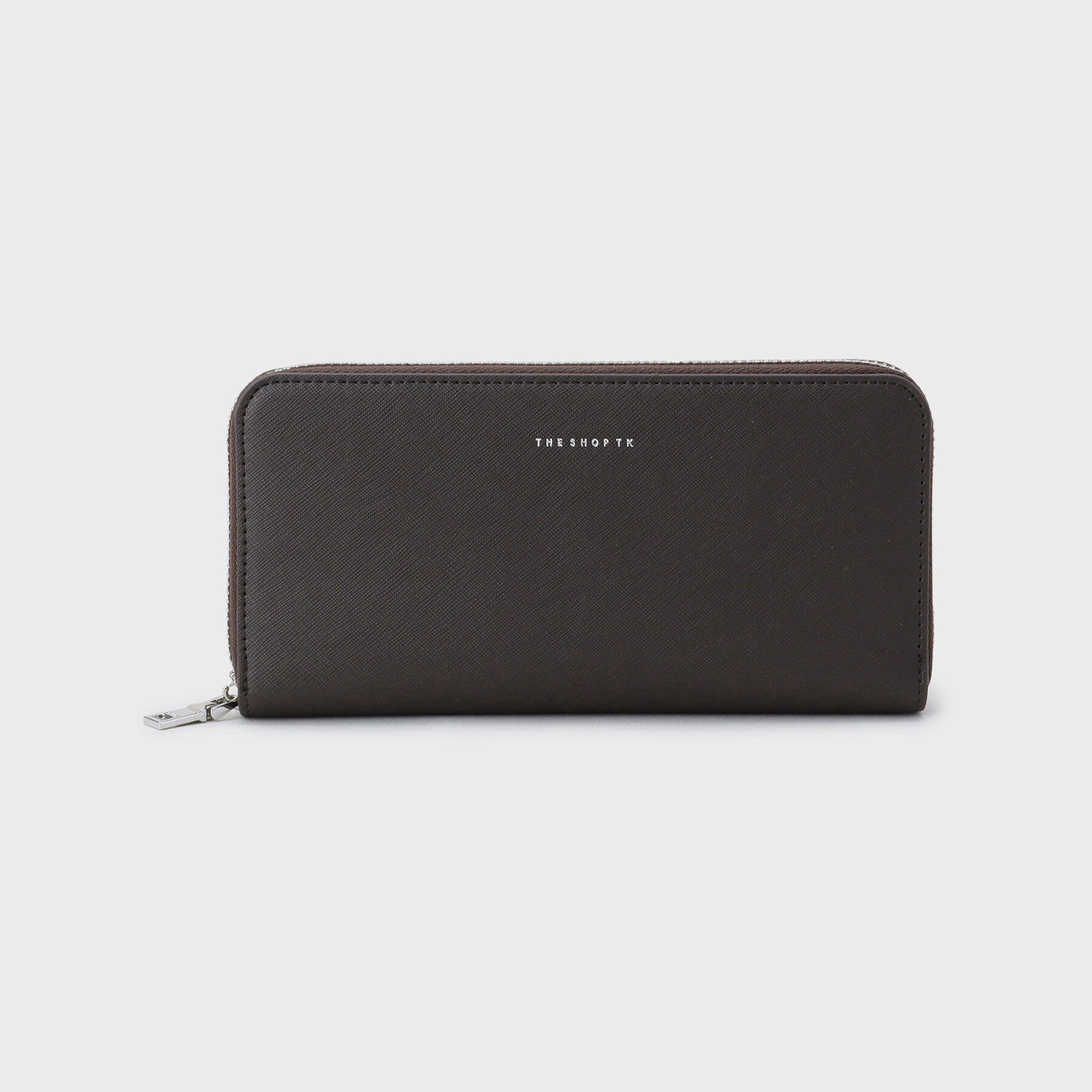 THE SHOP TK「サフィアーノレザー調長財布」|財布|ブラウン(044)
