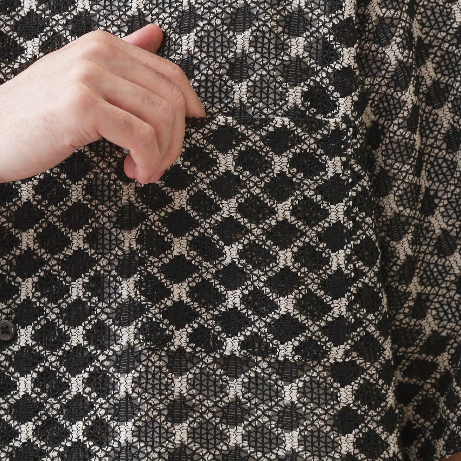 THE SHOP TK「クラフトレース半袖シャツ 【洗濯機OK】」|シャツ・ブラウス|