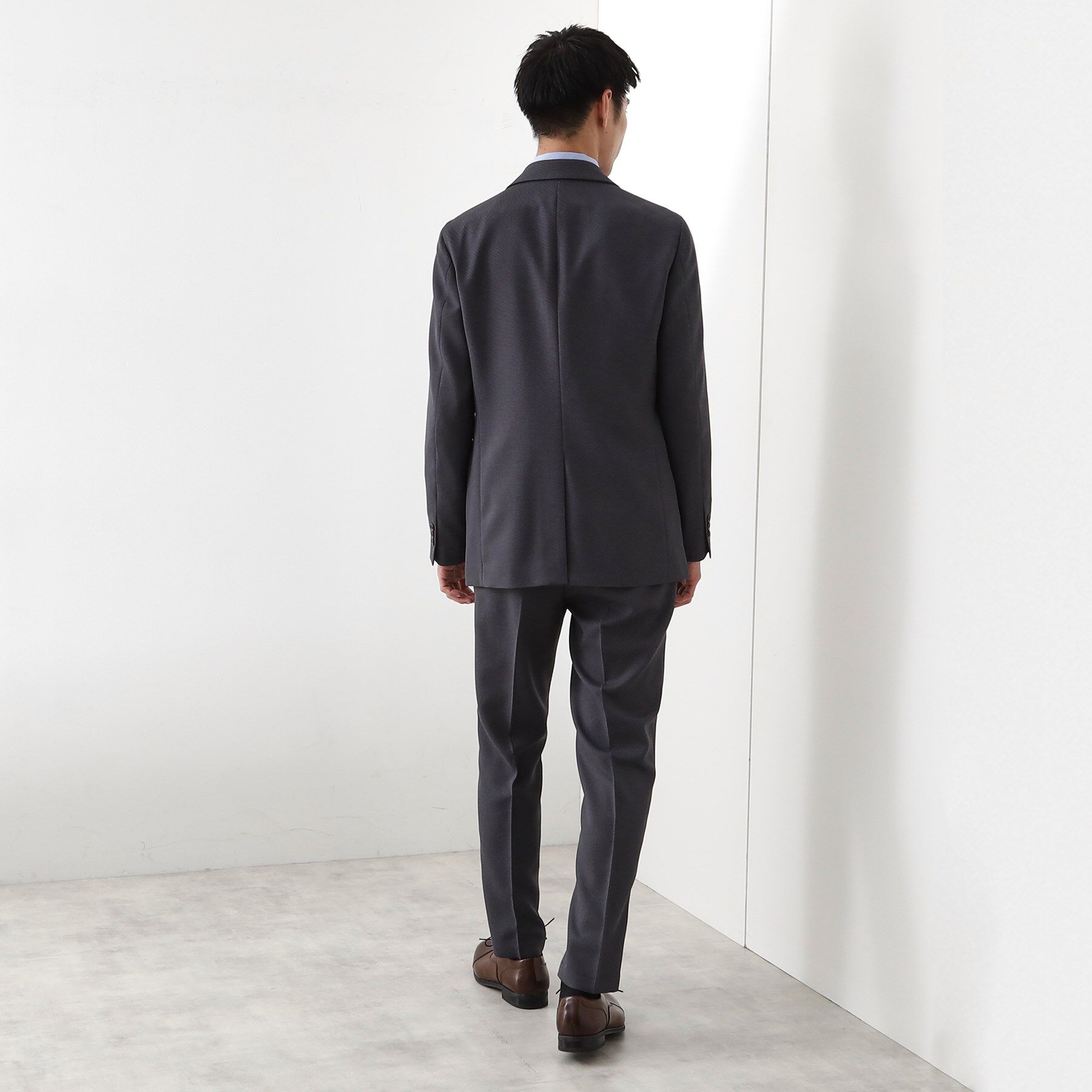 THE SHOP TK「バーズアイジャケット 【洗濯機OK/セットアップ可】」|テーラードジャケット|