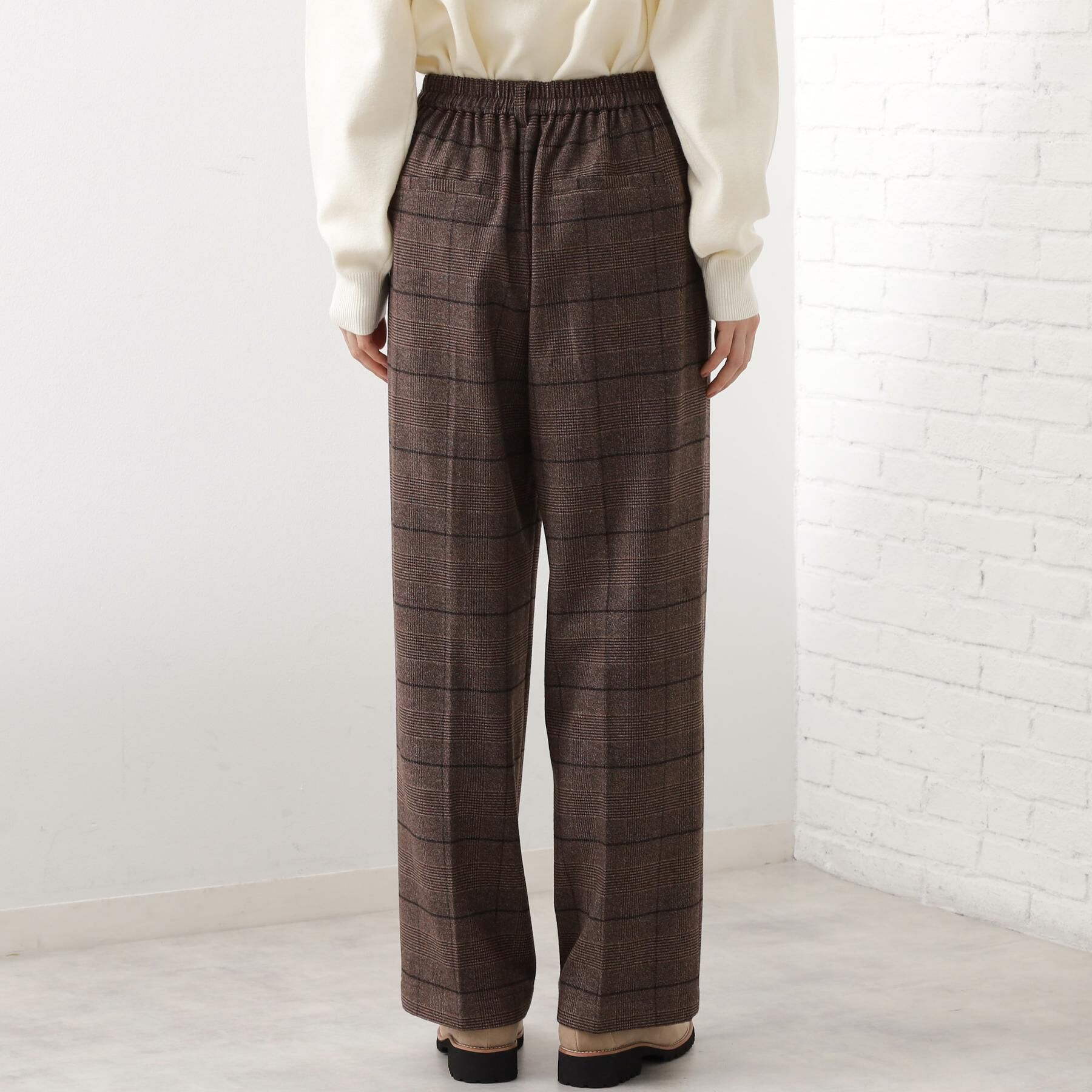 THE SHOP TK「【着丈選べる/XS～XLサイズ】あったか裏起毛ワイドパンツ」|その他|