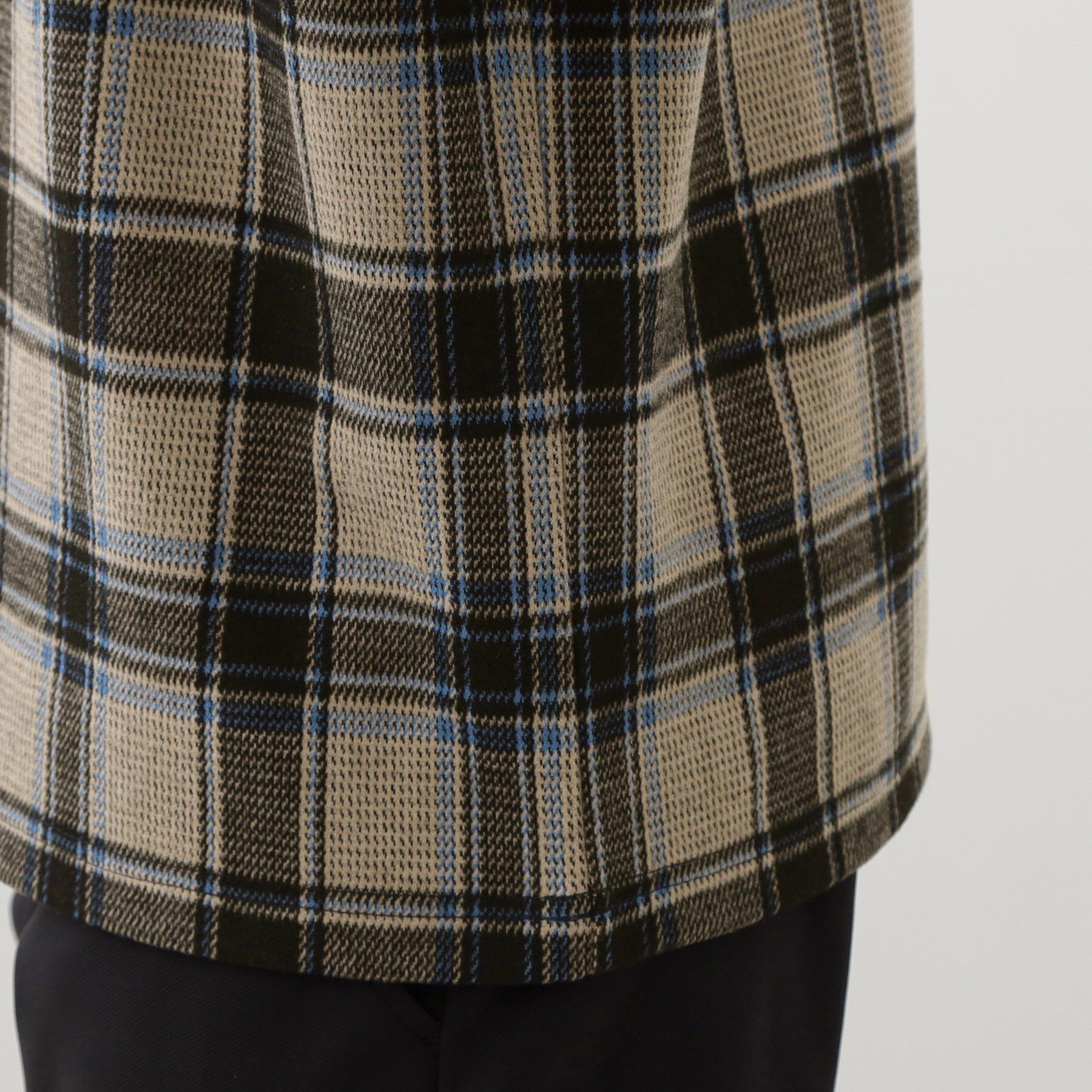 THE SHOP TK「チェックジャカードプルオーバー」|Tシャツ・カットソー|