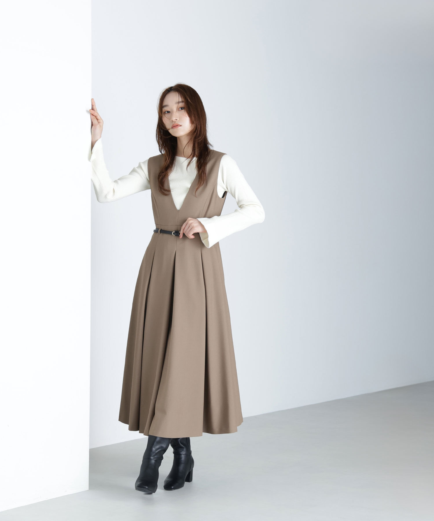  「ミニシャギートリムニット」|ニット・セーター|