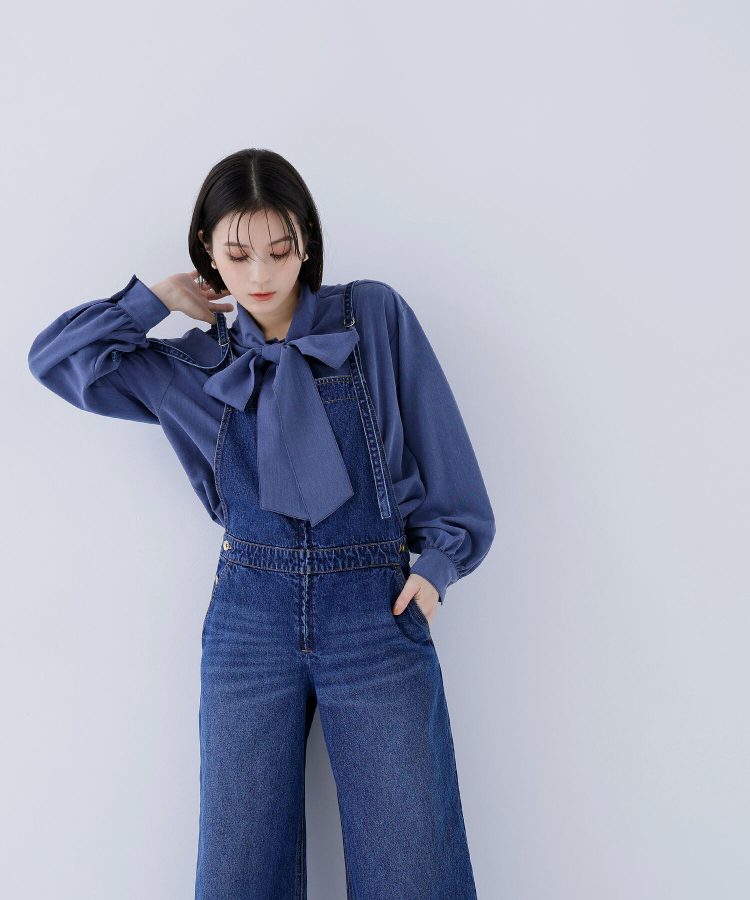  「デニムオールインワン」|ワンピース|