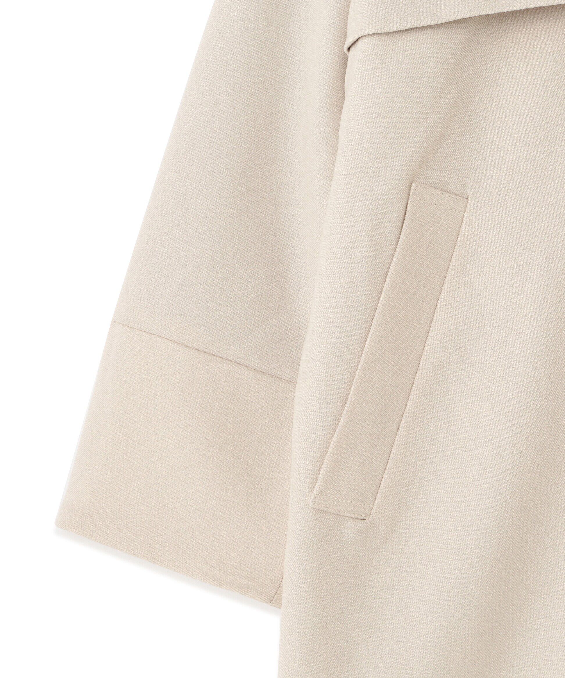  「ポリエステルツイルスタンドネックコート」|その他|