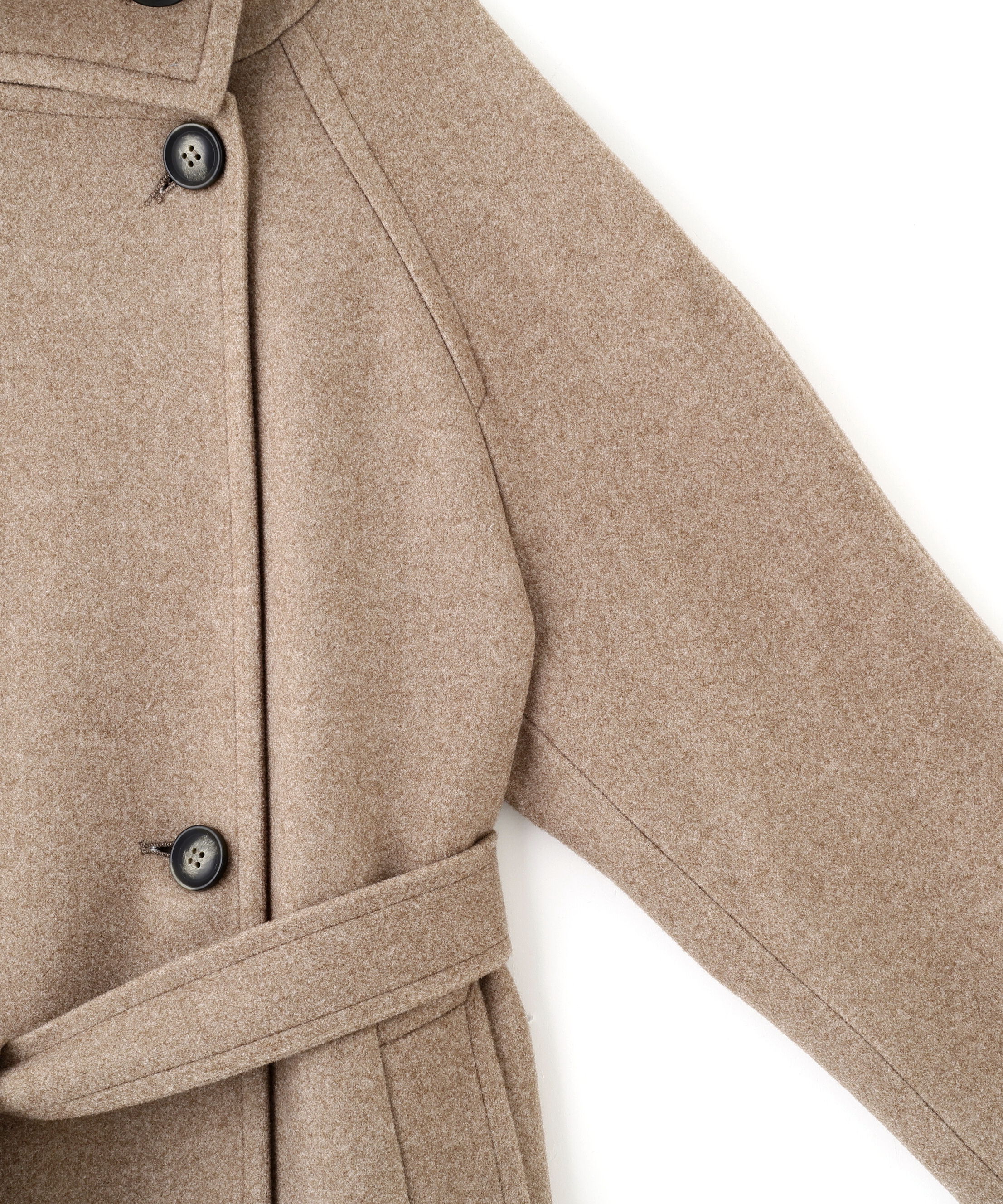  「[累計販売5000枚！選べる4色]スタンドカラーメルトンロングコート」|その他|